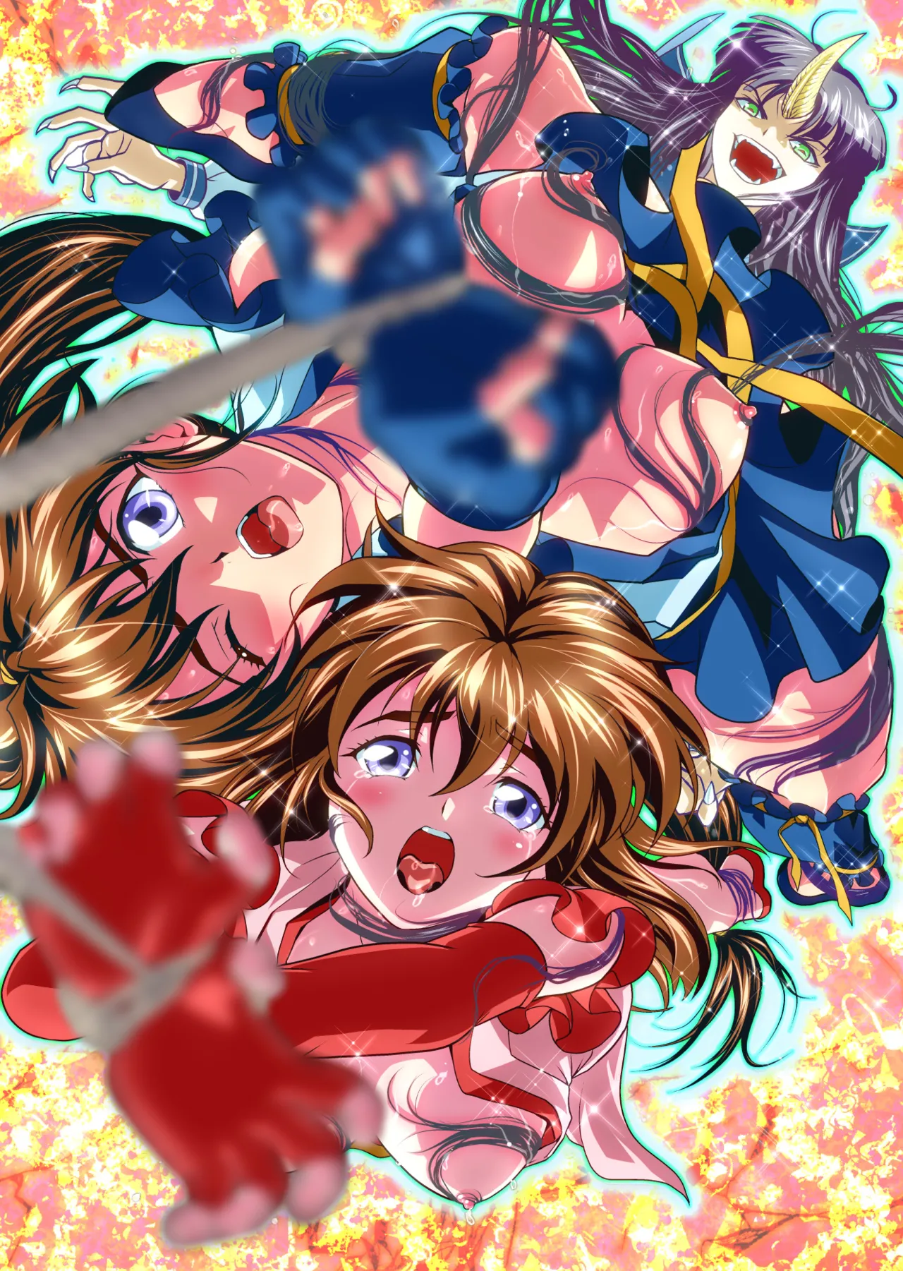 Zako Oni ga Kakoni Tensei site Tenteki no Hutago Miko ni Gyakuten Ribenzi！ FULLCOLOR page 64 featuring ai amatsu twin angels parody - corruption full color hentai manga - read online free