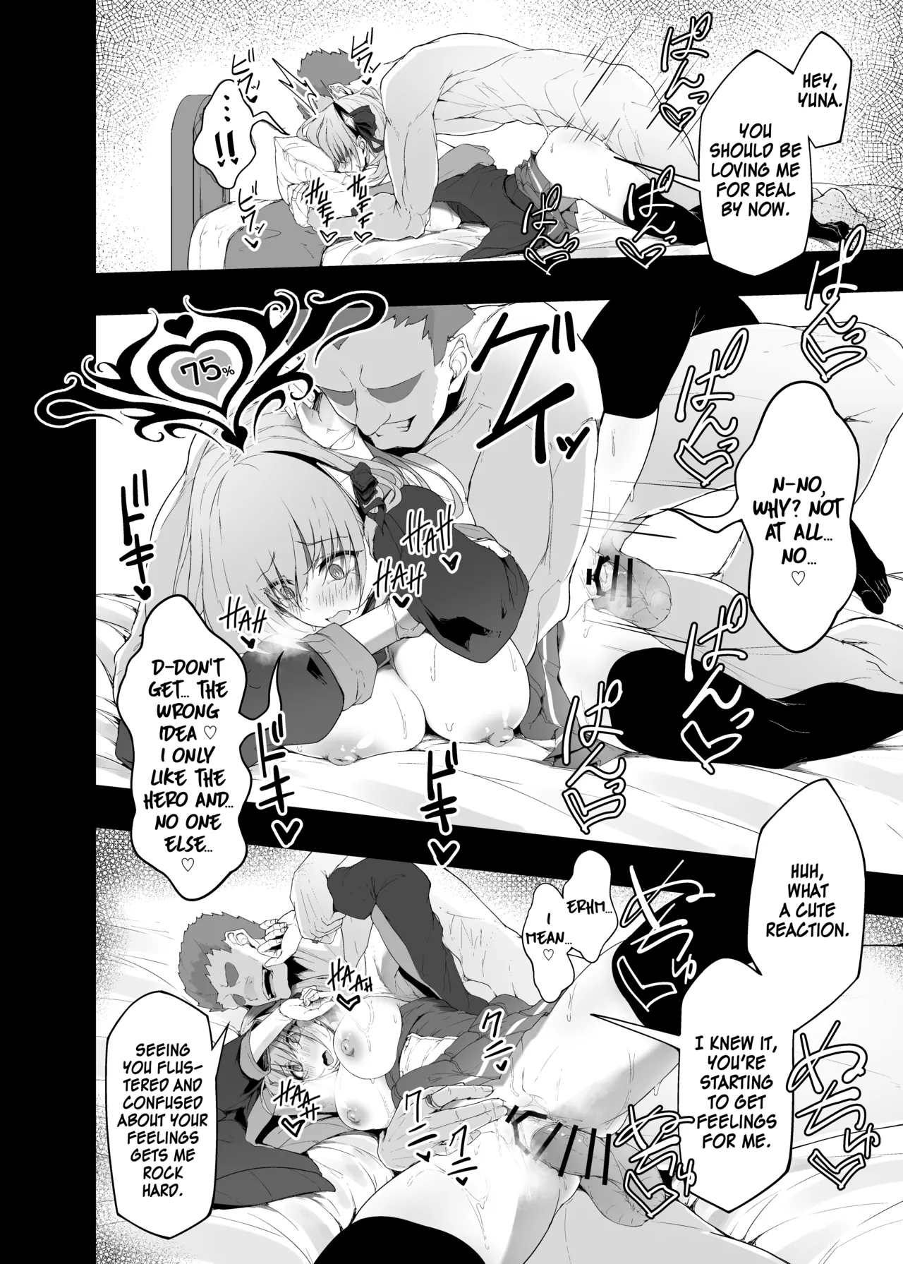 Yuusha no Kanojo wa NTRreru - Heroine no Netorareru | The Hero’s Girlfriend Gets NTR’d page 47 original parody - squirting kissing hentai manga - read online free
