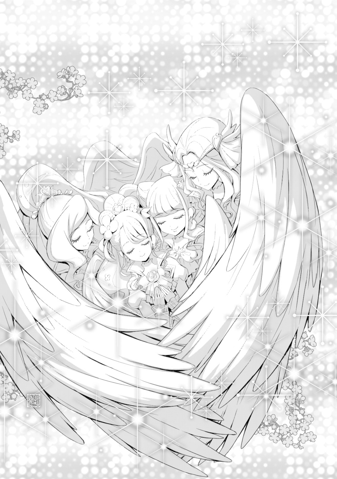 Healin' Good Pretty Cure Pretty Cure Collection - page 81 featuring cure grace healin good precure parody - transformation magical girl hentai manga - read online free