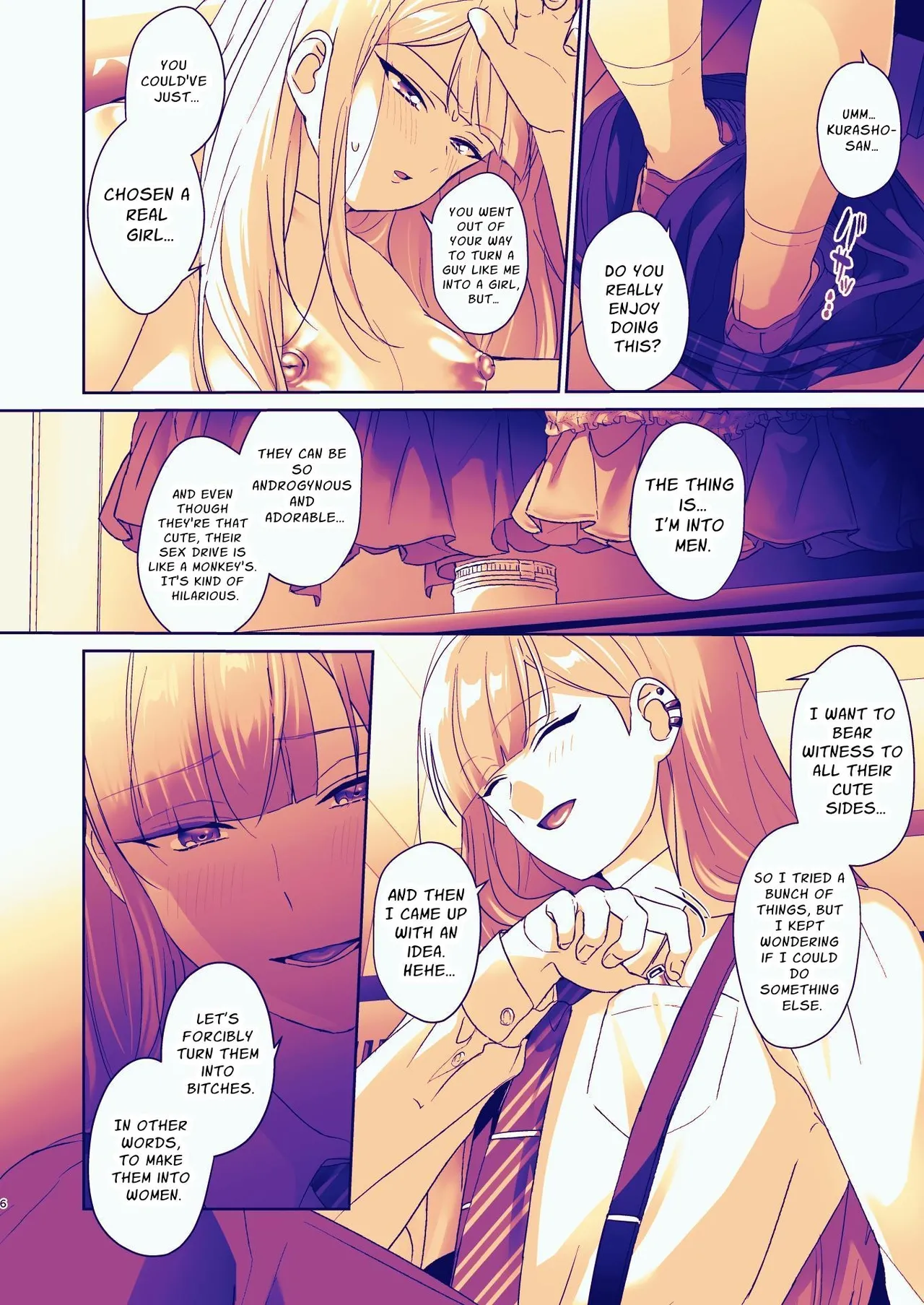 Seitokaichou wa Nyotaika kara Nigenai | The Council President Cannot Escape Feminization - Page 6