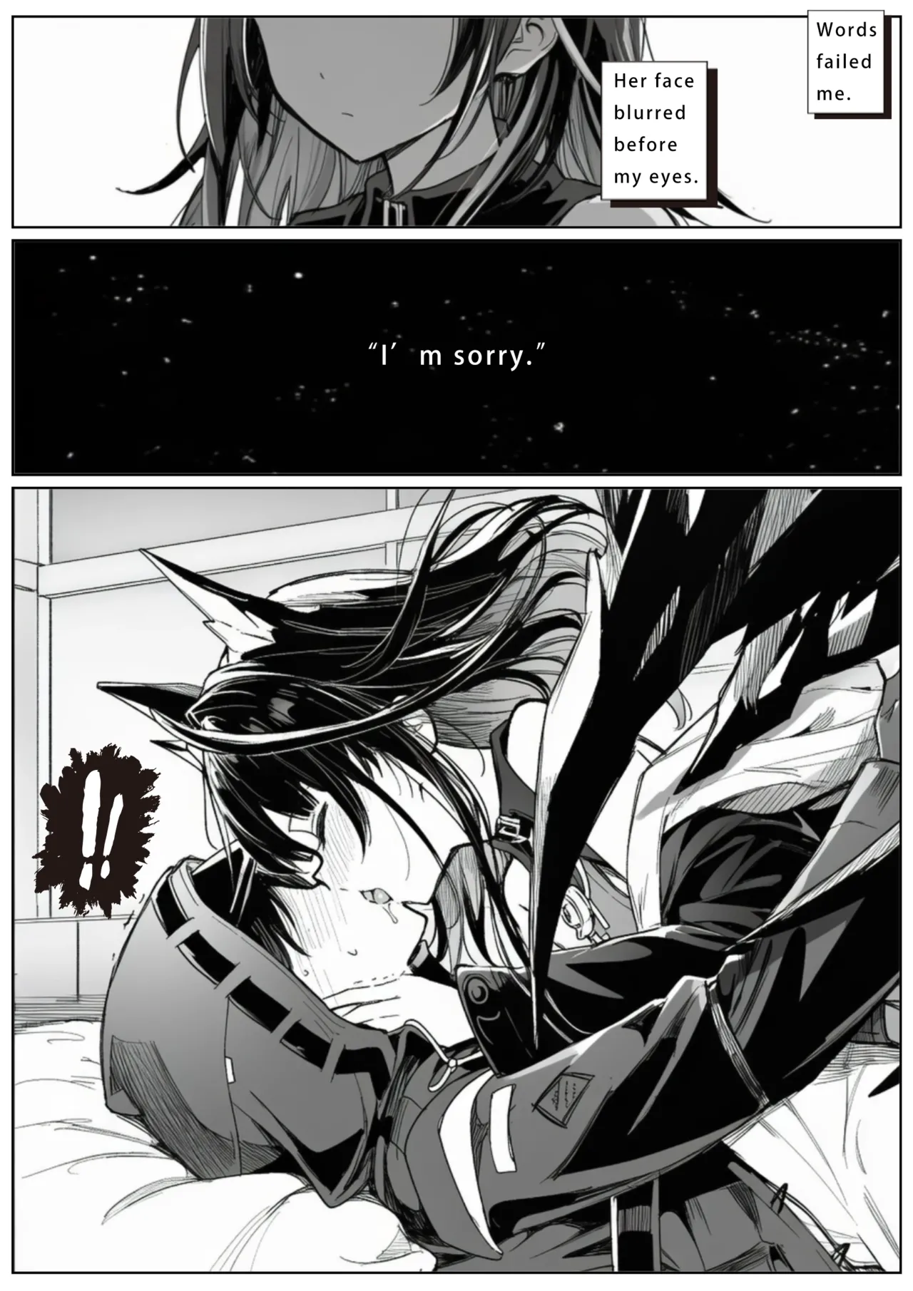 The Consequence of Unrequited Love...? page 14 featuring mon3tr arknights parody - ai generated hentai manga - read online free