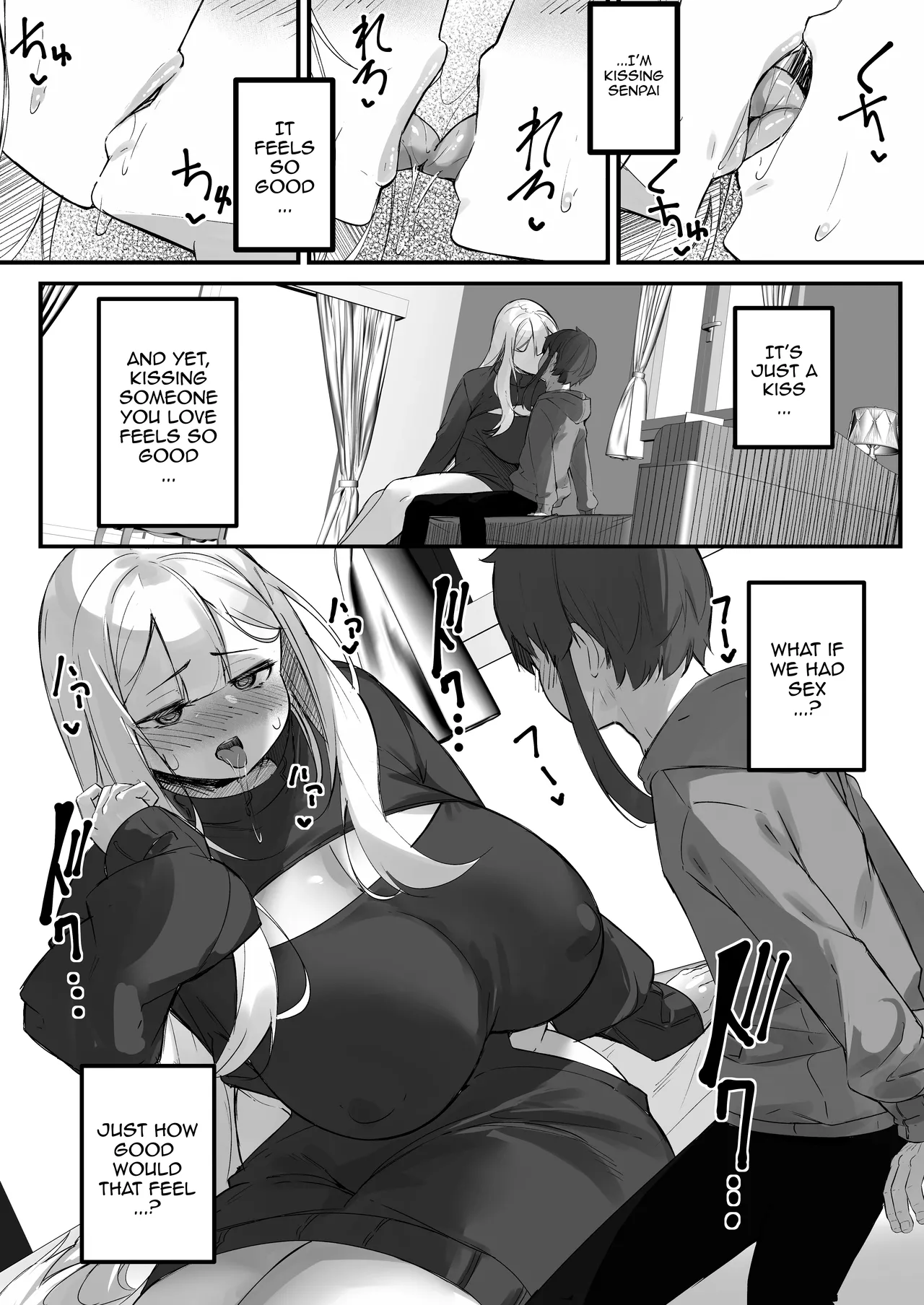 [Baku-π-dou (Kuchi VE)] 2m no Toshishita Kanojo | My 2-Meter-Tall Younger Girlfriend [English] {Doujins.com} page 21 original parody - kissing virginity hentai manga - read online free