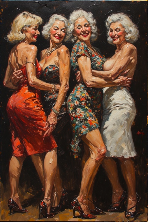 party dance mature women page 15 - yuri females only hentai manga - read online free