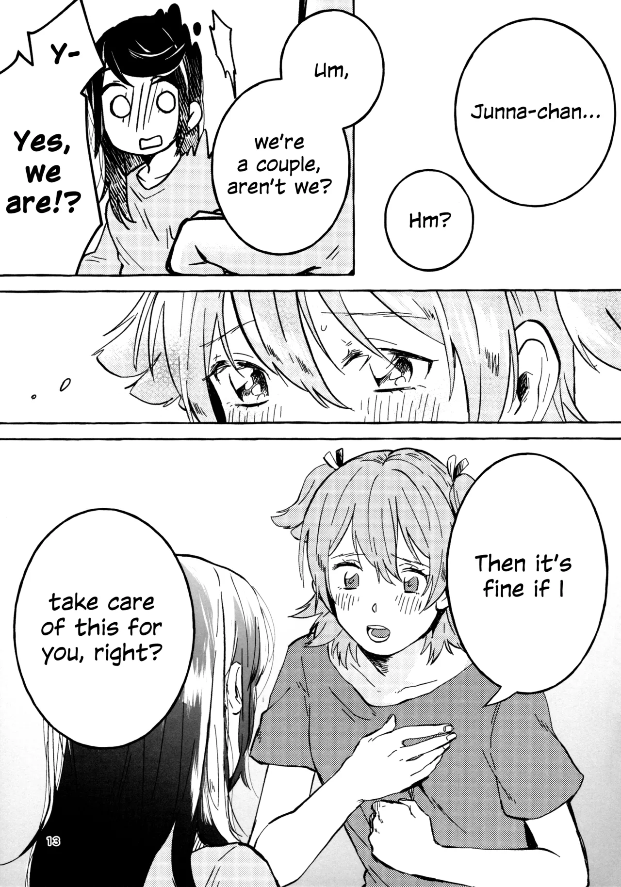 Gaman Shinakute Iinda yo | No Need to Hold Back! page 12 featuring nana daiba shoujo kageki revue starlight parody - futanari handjob hentai manga - read online free