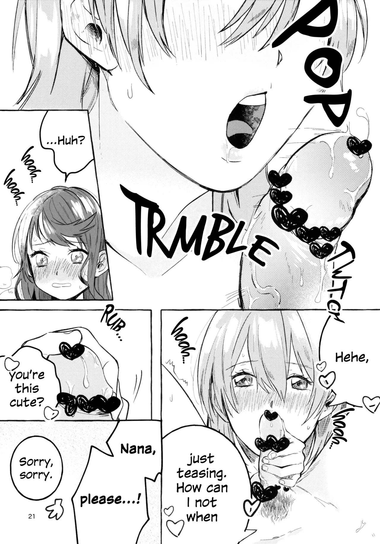 Gaman Shinakute Iinda yo | No Need to Hold Back! page 20 featuring nana daiba shoujo kageki revue starlight parody - futanari handjob hentai manga - read online free