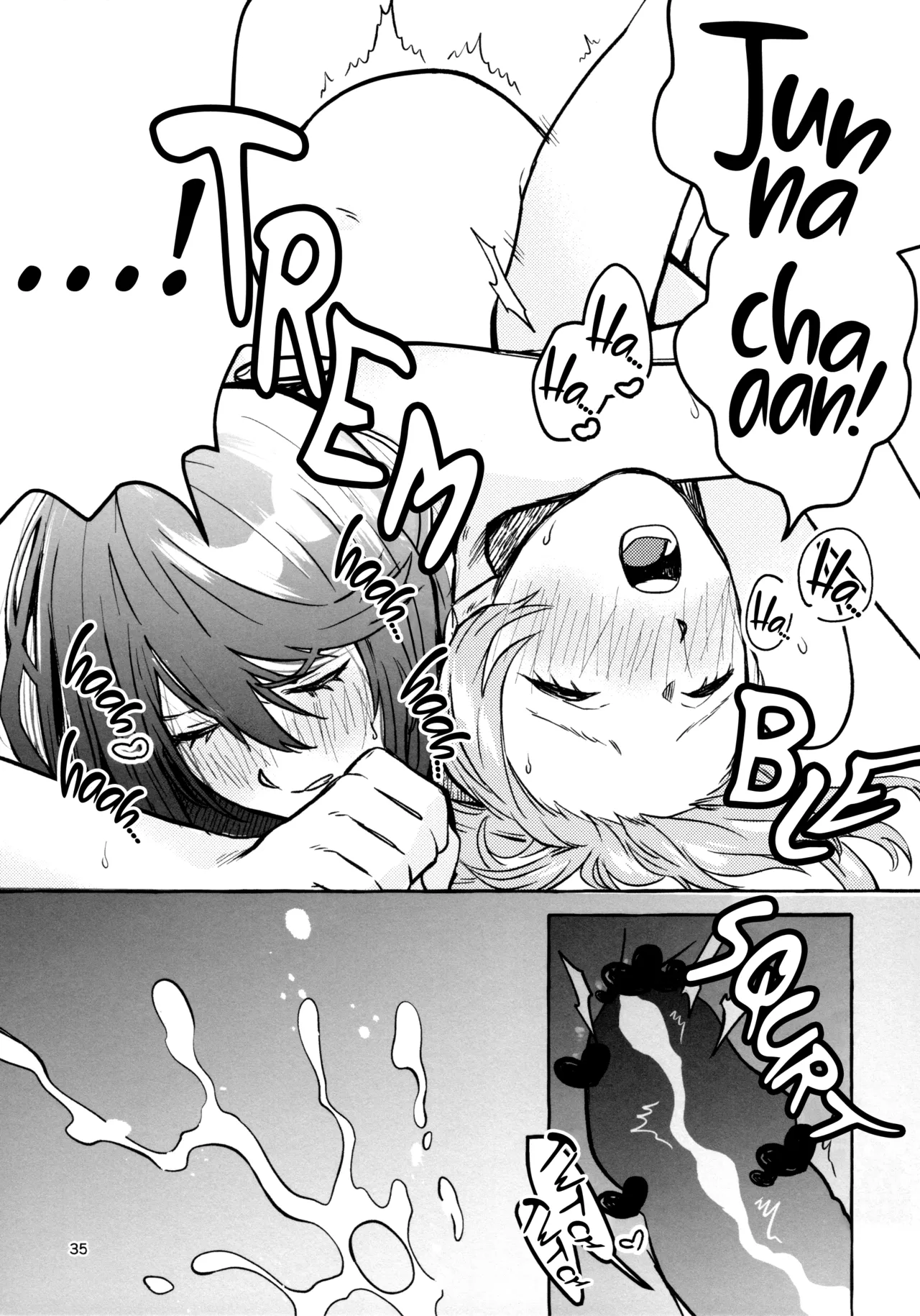 Gaman Shinakute Iinda yo | No Need to Hold Back! page 34 featuring nana daiba shoujo kageki revue starlight parody - futanari handjob hentai manga - read online free