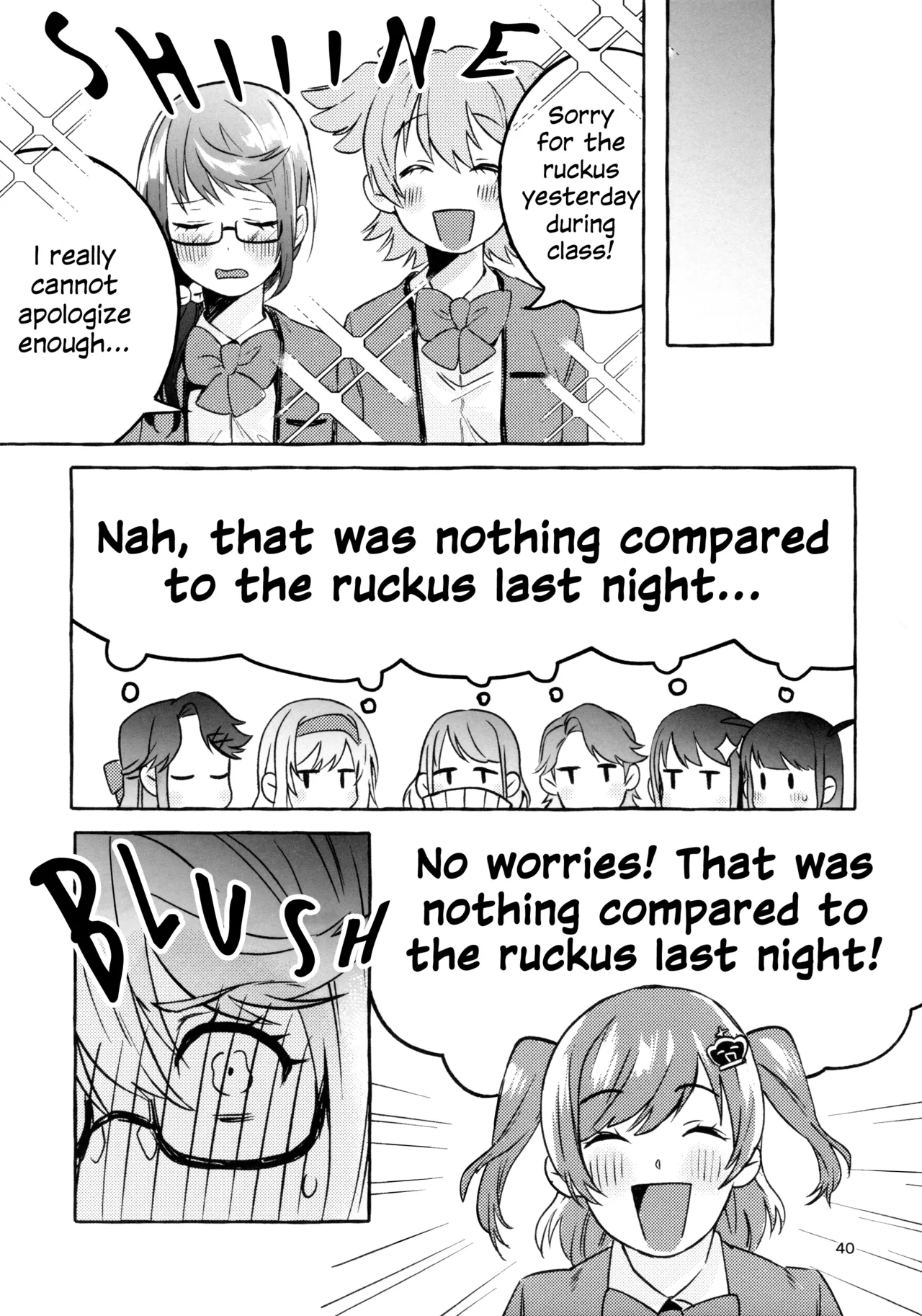 Gaman Shinakute Iinda yo | No Need to Hold Back! page 39 featuring junna hoshimi shoujo kageki revue starlight parody - sole female nakadashi hentai manga - read online free
