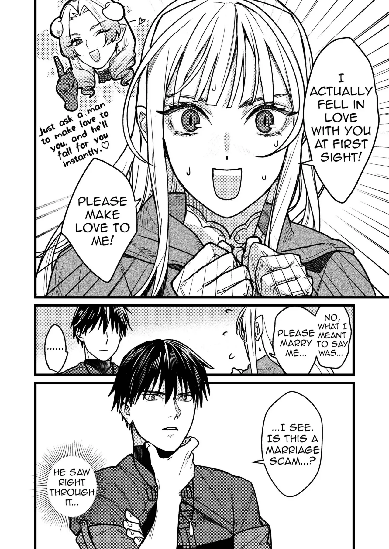 Could Someone Tell Me Whether My Marriage Scam Was a Success? page 20 original parody - sole female sole male hentai manga - read online free
