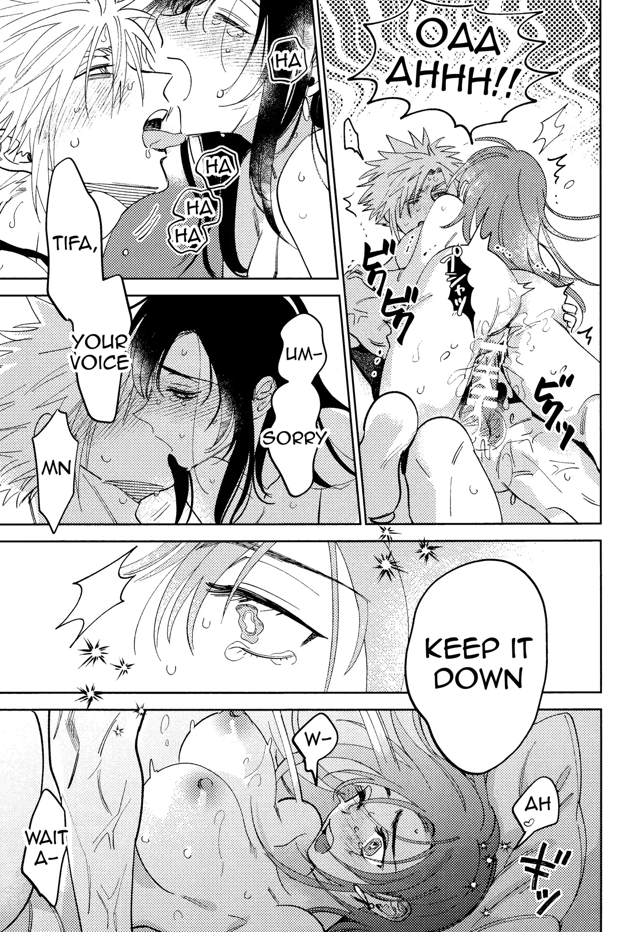 Somarune page 48 featuring cloud strife final fantasy vii parody - kissing big breasts hentai manga - read online free