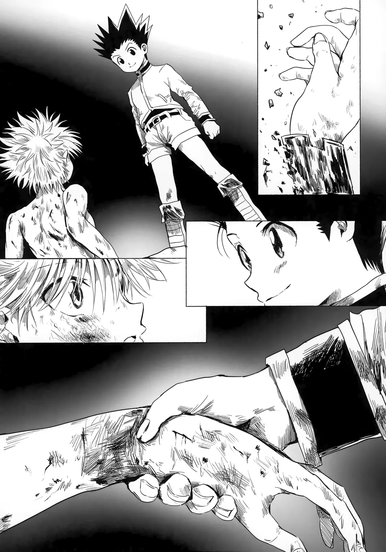 Hoshi no Mahoroba page 27 featuring gon freecss hunter x hunter parody - males only yaoi hentai manga - read online free