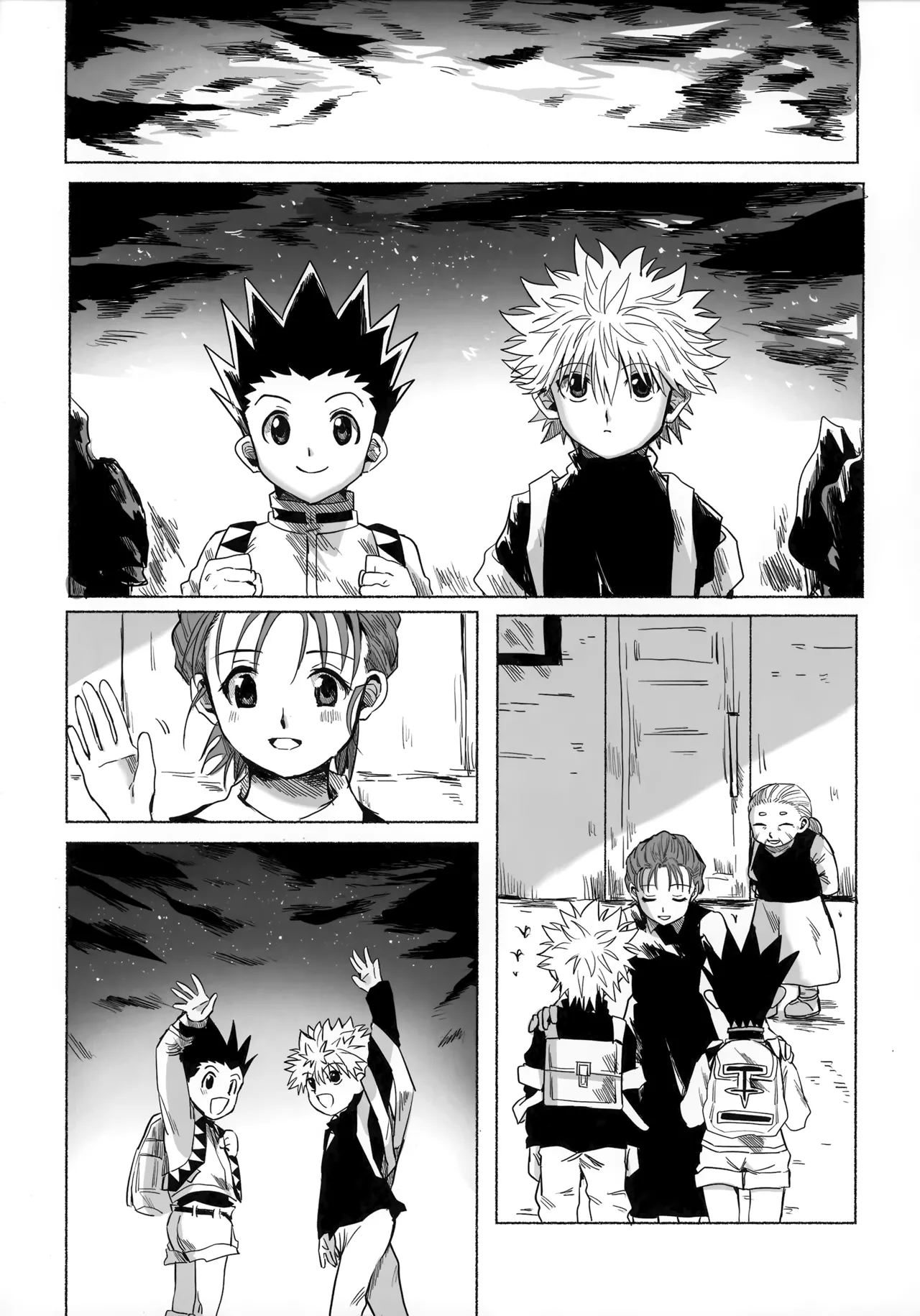 Hoshi no Mahoroba page 76 featuring gon freecss hunter x hunter parody - yaoi males only hentai manga - read online free
