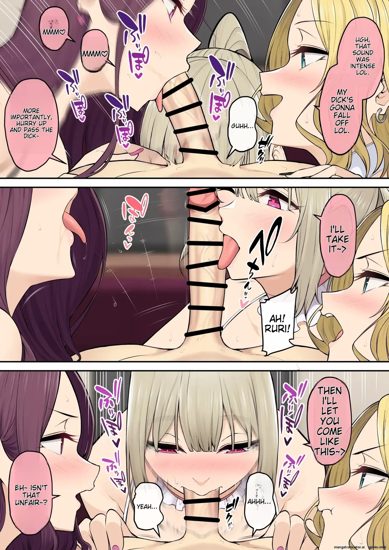 Imaizumi Brings All The Gyarus To His House 7 page 36 original parody - scanmark multi-work series hentai manga - read online free