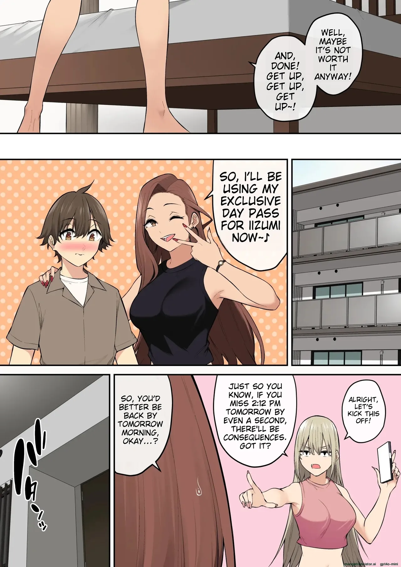 Imaizumi Brings All The Gyarus To His House 7 page 53 original parody - rough translation multi-work series hentai manga - read online free