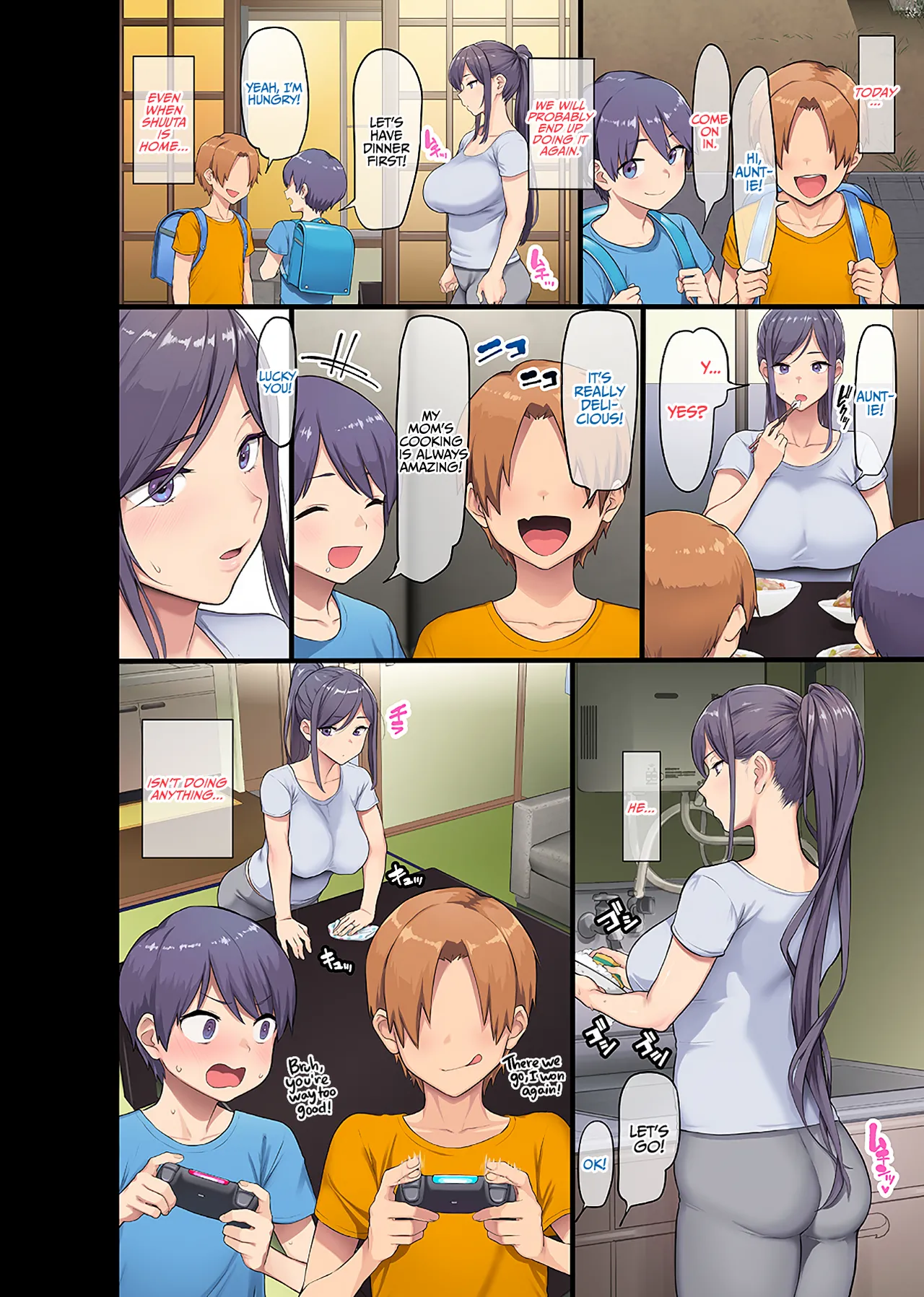 Giant Boobs Widow and Her Son's Very. Very Bad Friend page 29 original parody - sole female sole male hentai manga - read online free