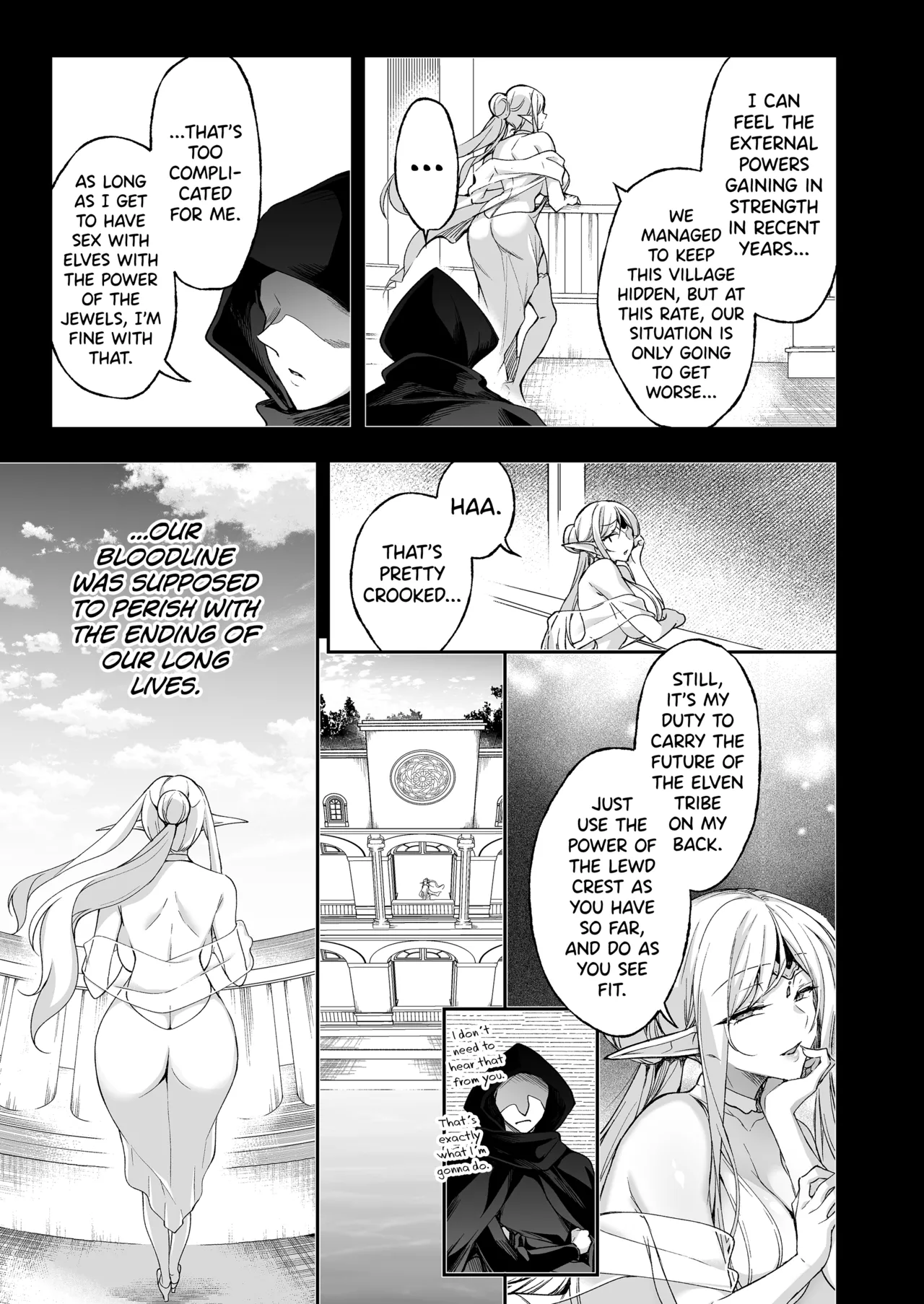 Elf ni Inmon o Tsukeru Hon LEVEL:8 page 23 original parody - elf big breasts hentai manga - read online free