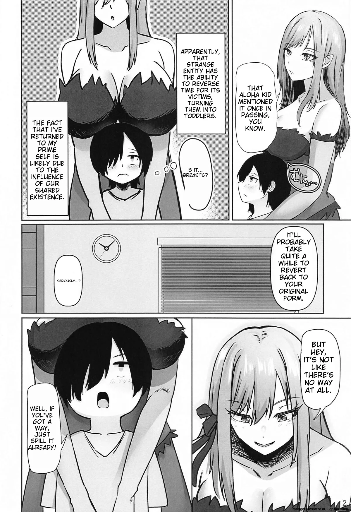 Page 3 of (C104) [Hormone Shokudou (Arima Sekai)] Iyashimonogatari ~Kinpatsu Glamour na Kyuuketsuki to Dekachichi Class Iinchou ni Yoru Sex Chiryou~ (Bakemonogatari) [English]