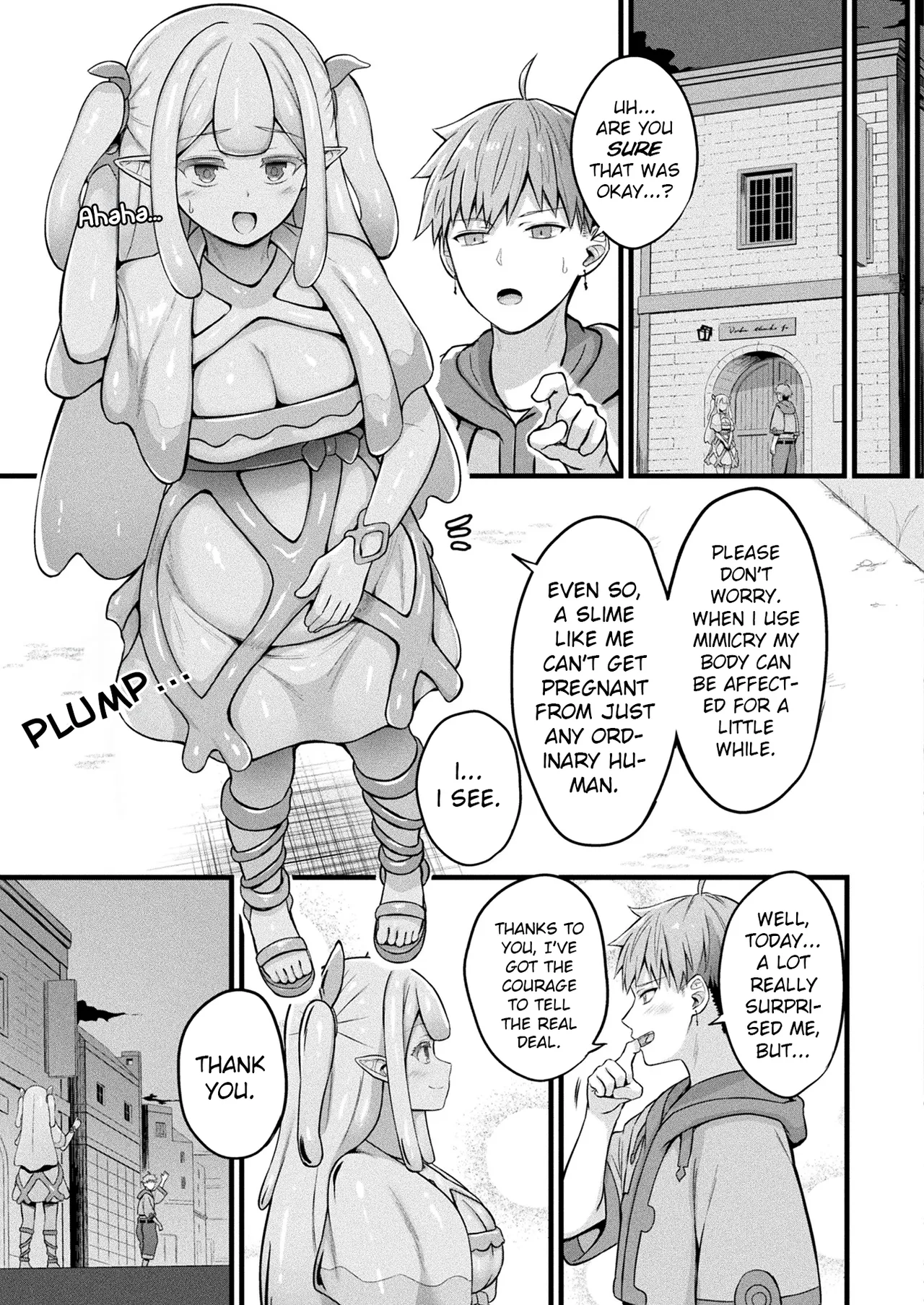 Slime Girl Meruru's Sexy Job - Episode 2 page 25 - kissing transformation hentai manga - read online free