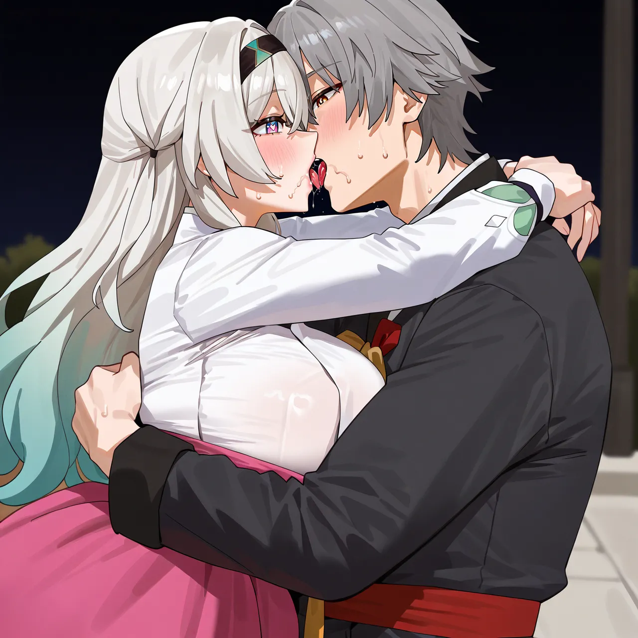 Caelus and Firefly page 10 featuring caelus honkai star rail parody - big breasts garter belt hentai manga - read online free