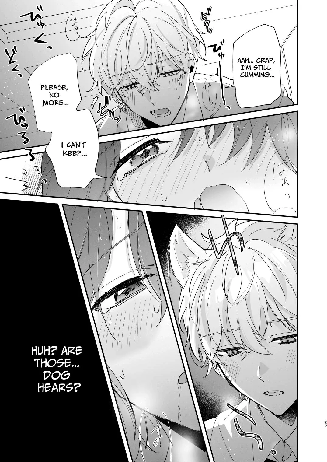 [Makai] Saikyou Zetsurin Dekachinpo ni Odosarete Imasu ~Suki ni Natta Hito wa Ookami no Matsuei deshita~ | Threatened by an Ultimate Unrelenting UltraDick ~the guy I fell for is a wolfen descendent~ [English] [Nasmas] page 27 original parody - business suit unusual pupils hentai manga - read online free