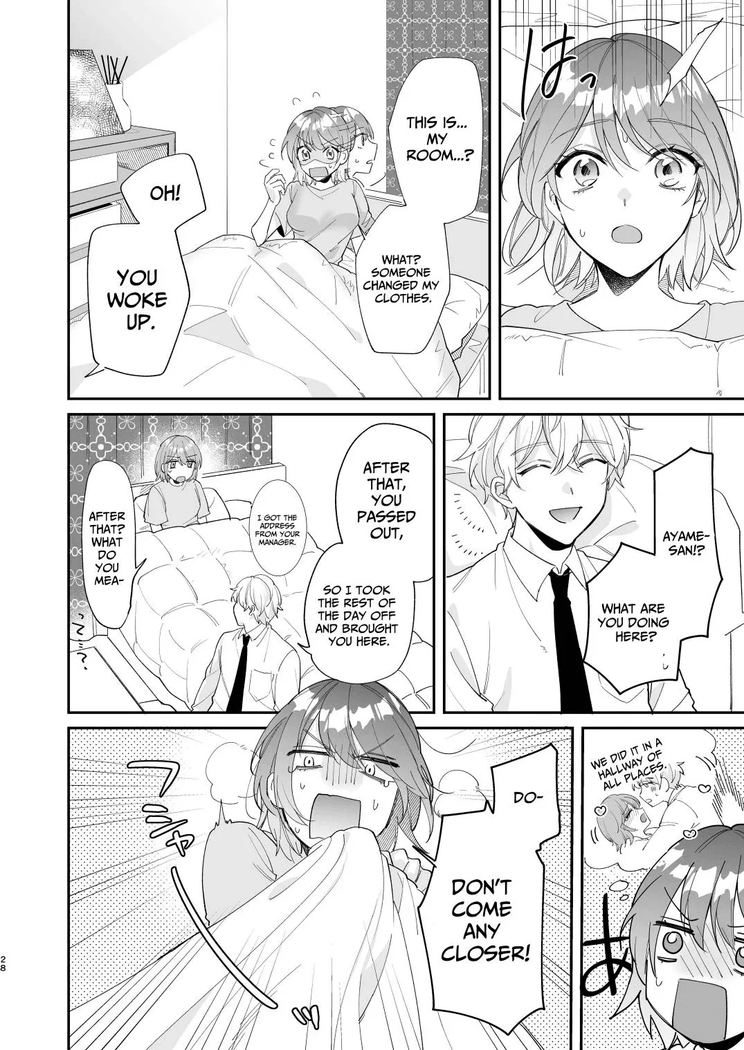 [Makai] Saikyou Zetsurin Dekachinpo ni Odosarete Imasu ~Suki ni Natta Hito wa Ookami no Matsuei deshita~ | Threatened by an Ultimate Unrelenting UltraDick ~the guy I fell for is a wolfen descendent~ [English] [Nasmas] page 28 original parody - business suit unusual pupils hentai manga - read online free