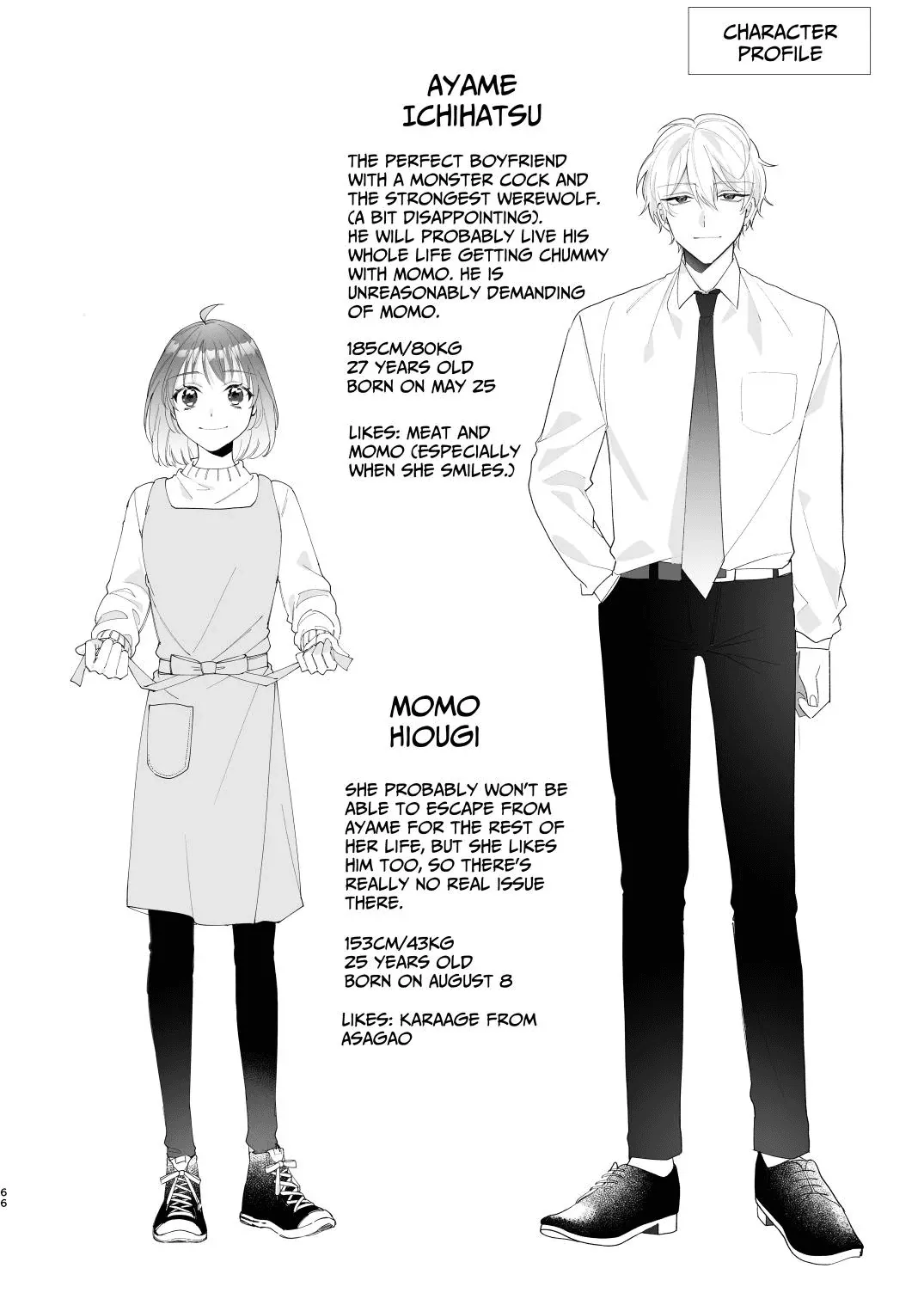 [Makai] Saikyou Zetsurin Dekachinpo ni Odosarete Imasu ~Suki ni Natta Hito wa Ookami no Matsuei deshita~ | Threatened by an Ultimate Unrelenting UltraDick ~the guy I fell for is a wolfen descendent~ [English] [Nasmas] page 66 original parody - sole female sole male hentai manga - read online free