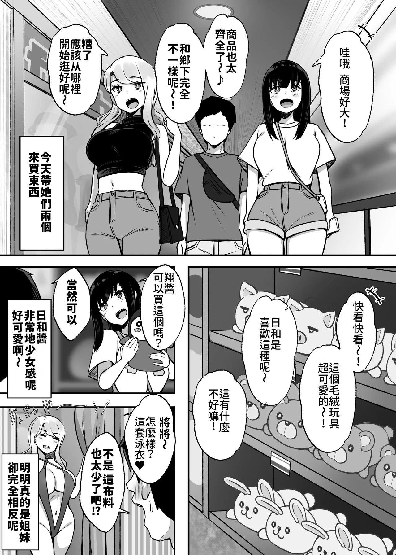 Isourou no Gal Shimai to Hamemakuri no Harem Seikatsu Hajimarimashita | 跟寄住的辣妹姐妹天天激戰後宮性生活開始了 page 23 original parody - kissing big breasts hentai manga - read online free