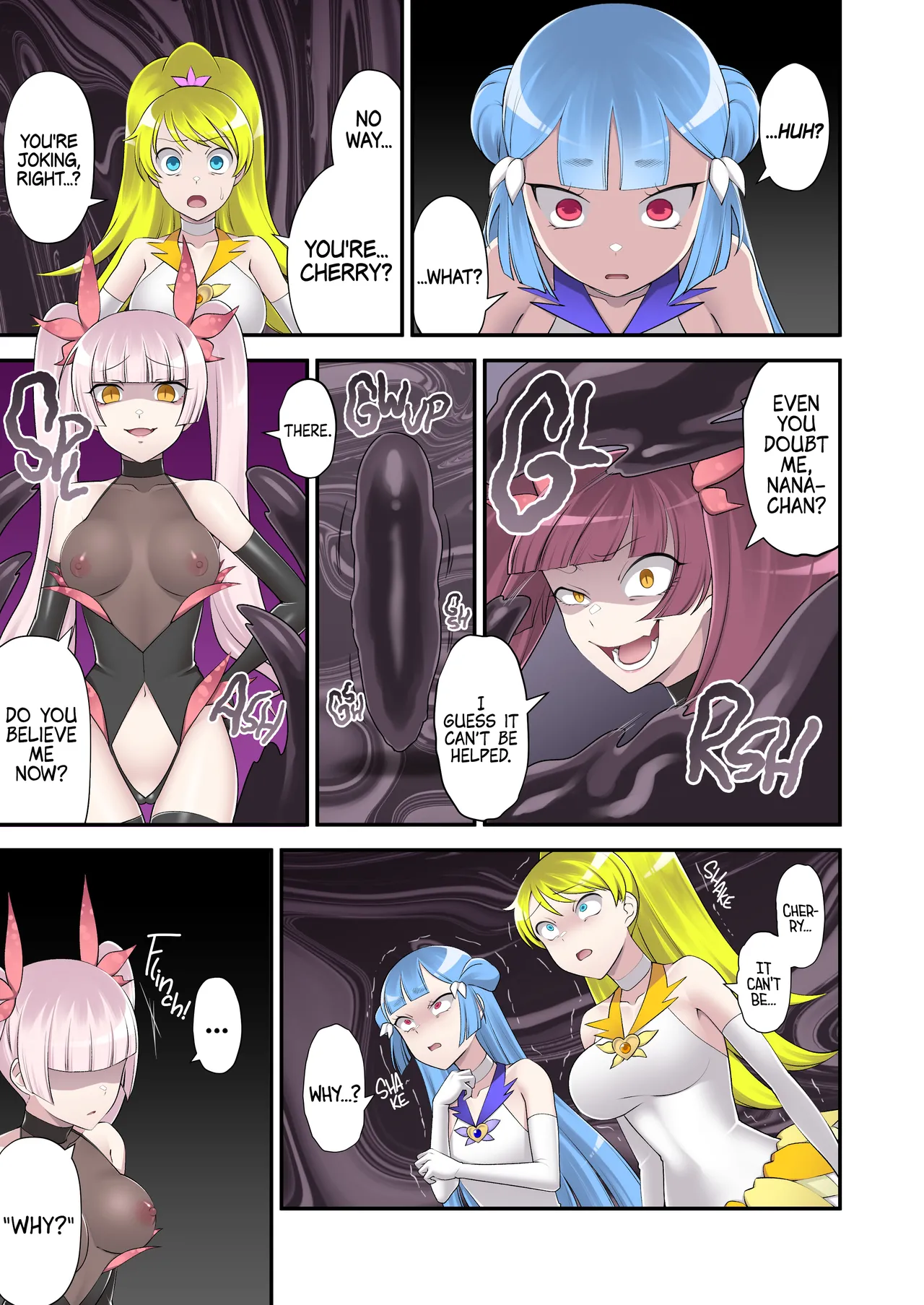 [Devildance] Madoro Shinki Maddy Cherry 2 ~Katsute no Nakama wa Jinkaku Haisetsu de Shokei Sareru~ | Evil Mud Wallowing Princess Muddy Cherry 2 ~Old Allies Must Die By Personality Excretion~ [English] [Digital] page 15 - transformation corruption hentai manga - read online free