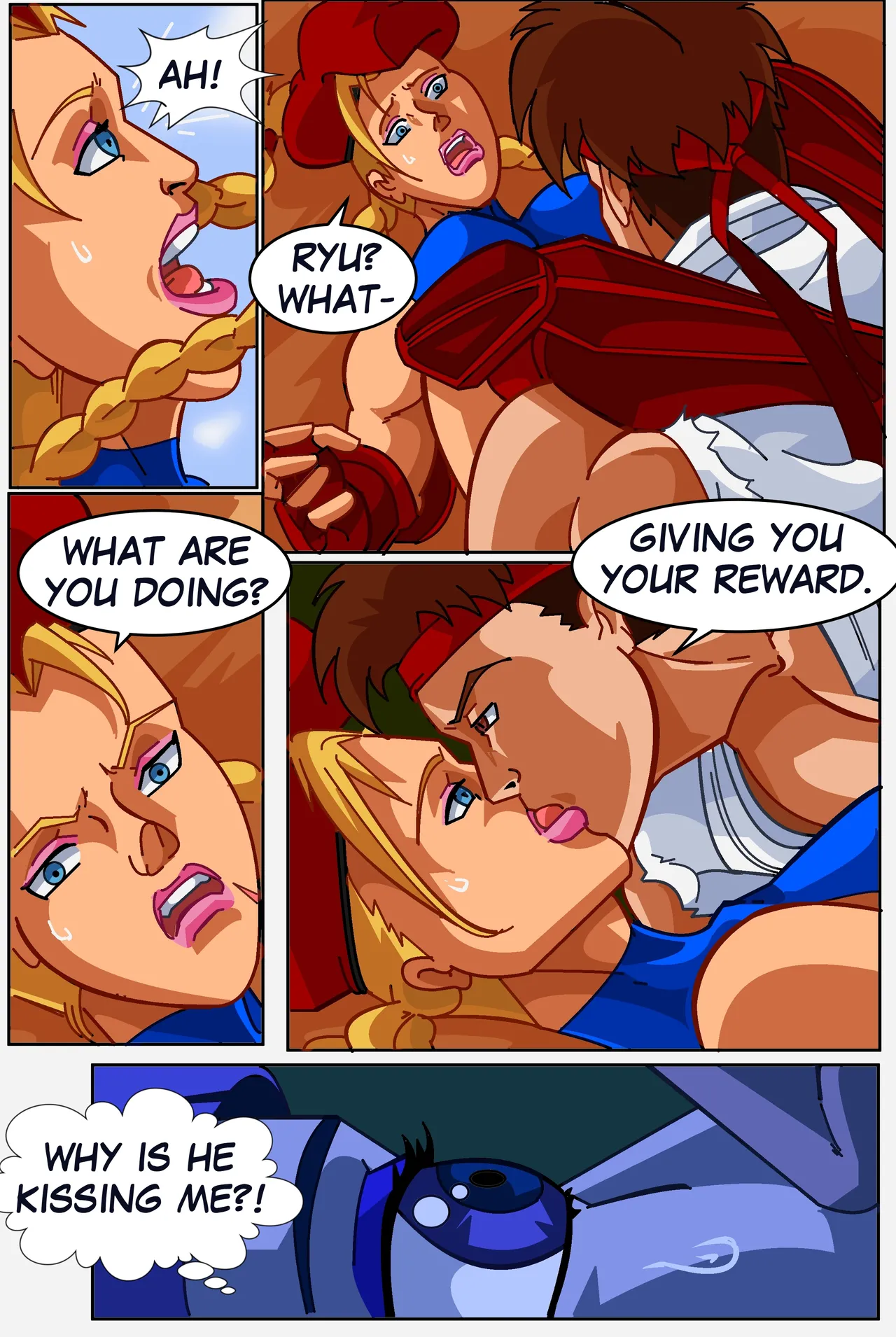 Her nighttime desires page 16 featuring guile street fighter parody - nakadashi cunnilingus hentai manga - read online free