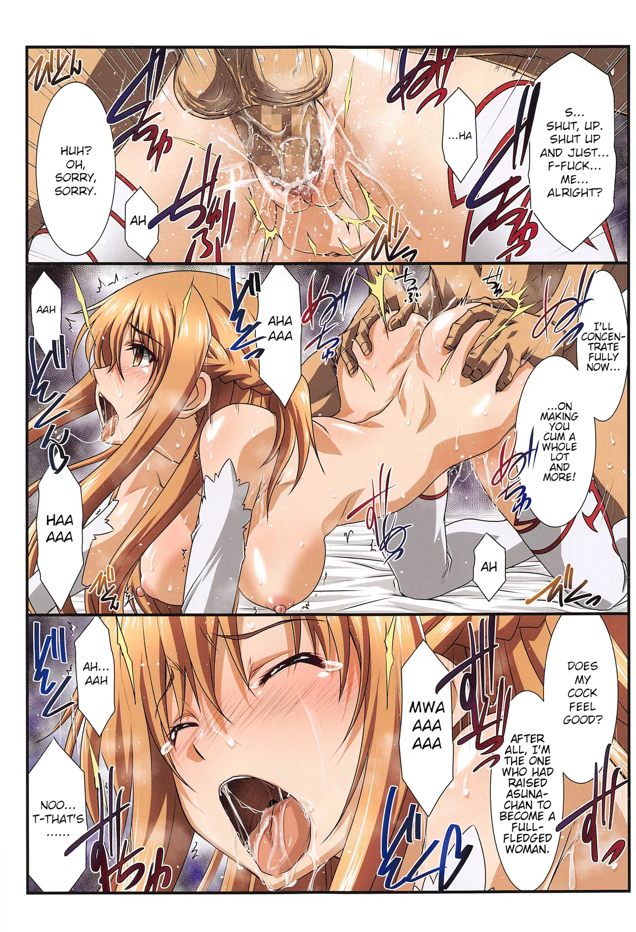 Astral Bout Full Color edition Vol. 01+02 page 19 featuring asuna yuuki sword art online parody - sole female sole male hentai manga - read online free