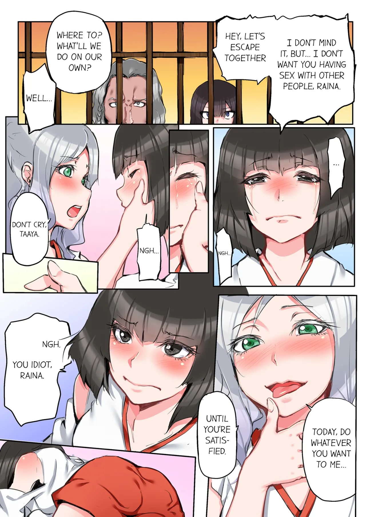 That Won't Fit...! All Night Sex with the Biggest Cock Vol.1-3 page 107 - mmf threesome group hentai manga - read online free