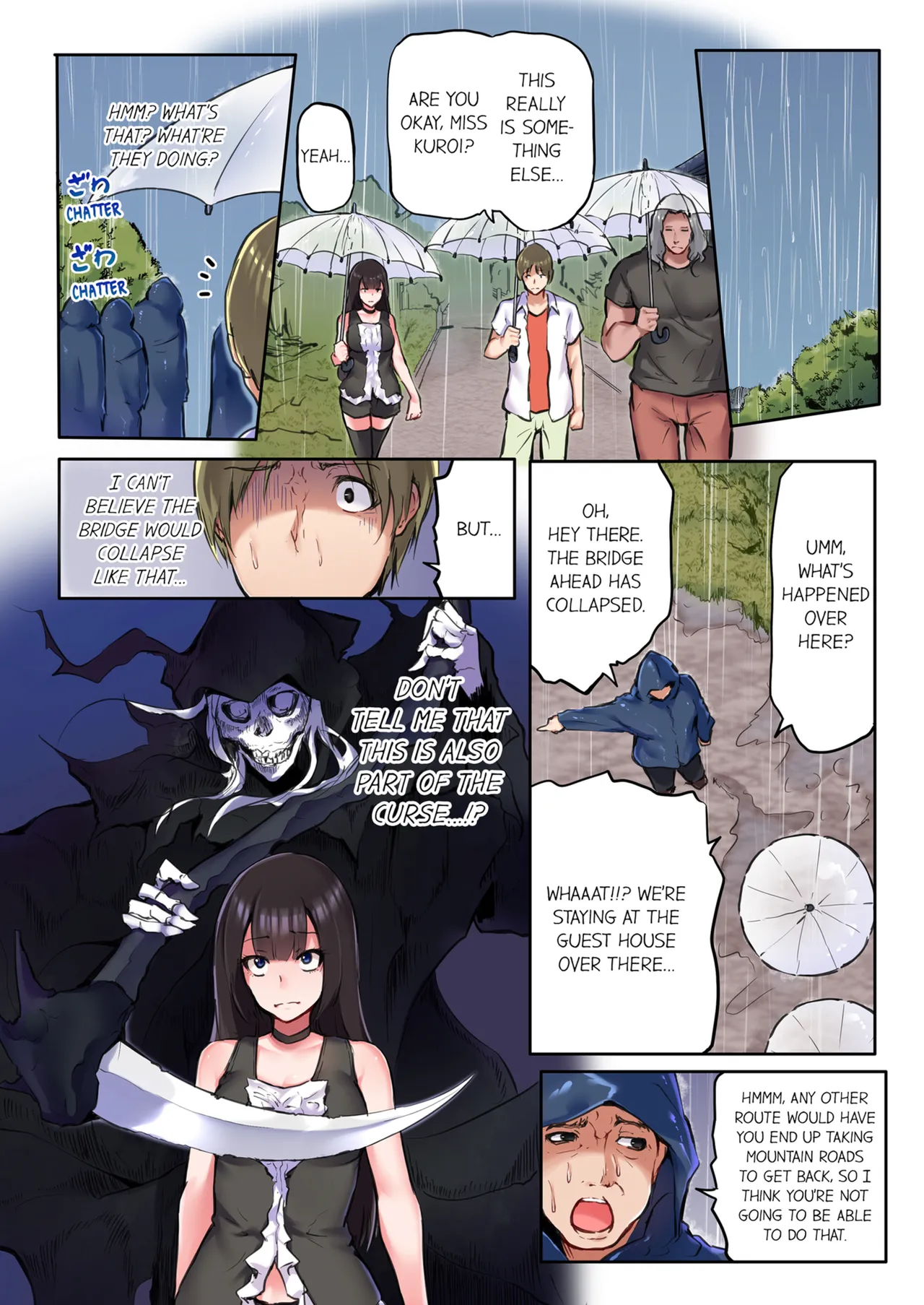 That Won't Fit...! All Night Sex with the Biggest Cock Vol.1-3 page 155 - mmf threesome group hentai manga - read online free