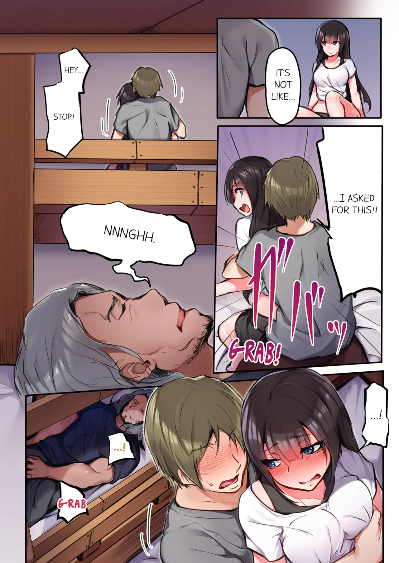 That Won't Fit...! All Night Sex with the Biggest Cock Vol.1-3 page 19 - mmf threesome group hentai manga - read online free