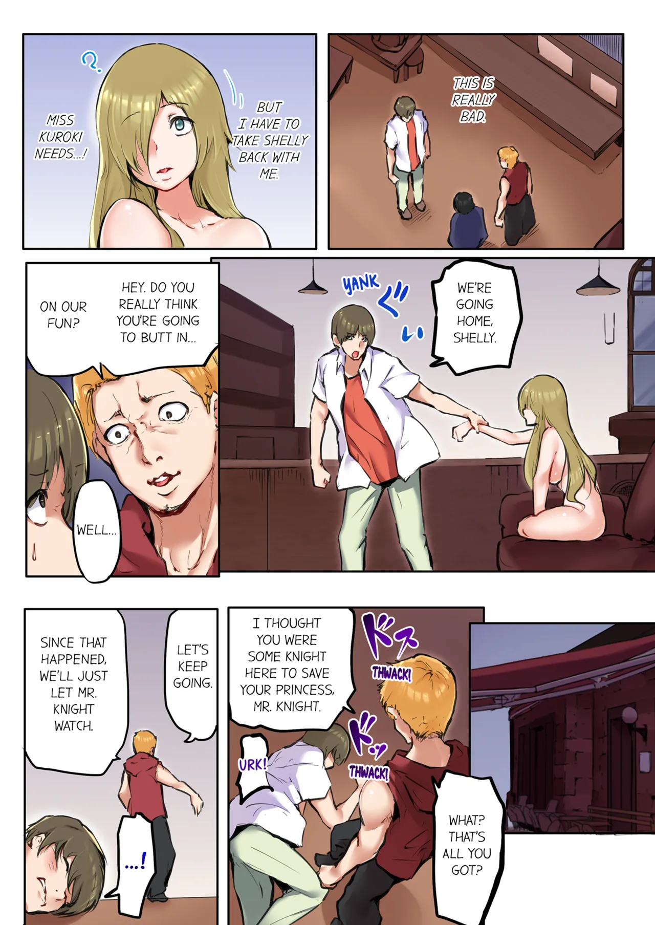 That Won't Fit...! All Night Sex with the Biggest Cock Vol.1-3 page 204 - mmf threesome group hentai manga - read online free