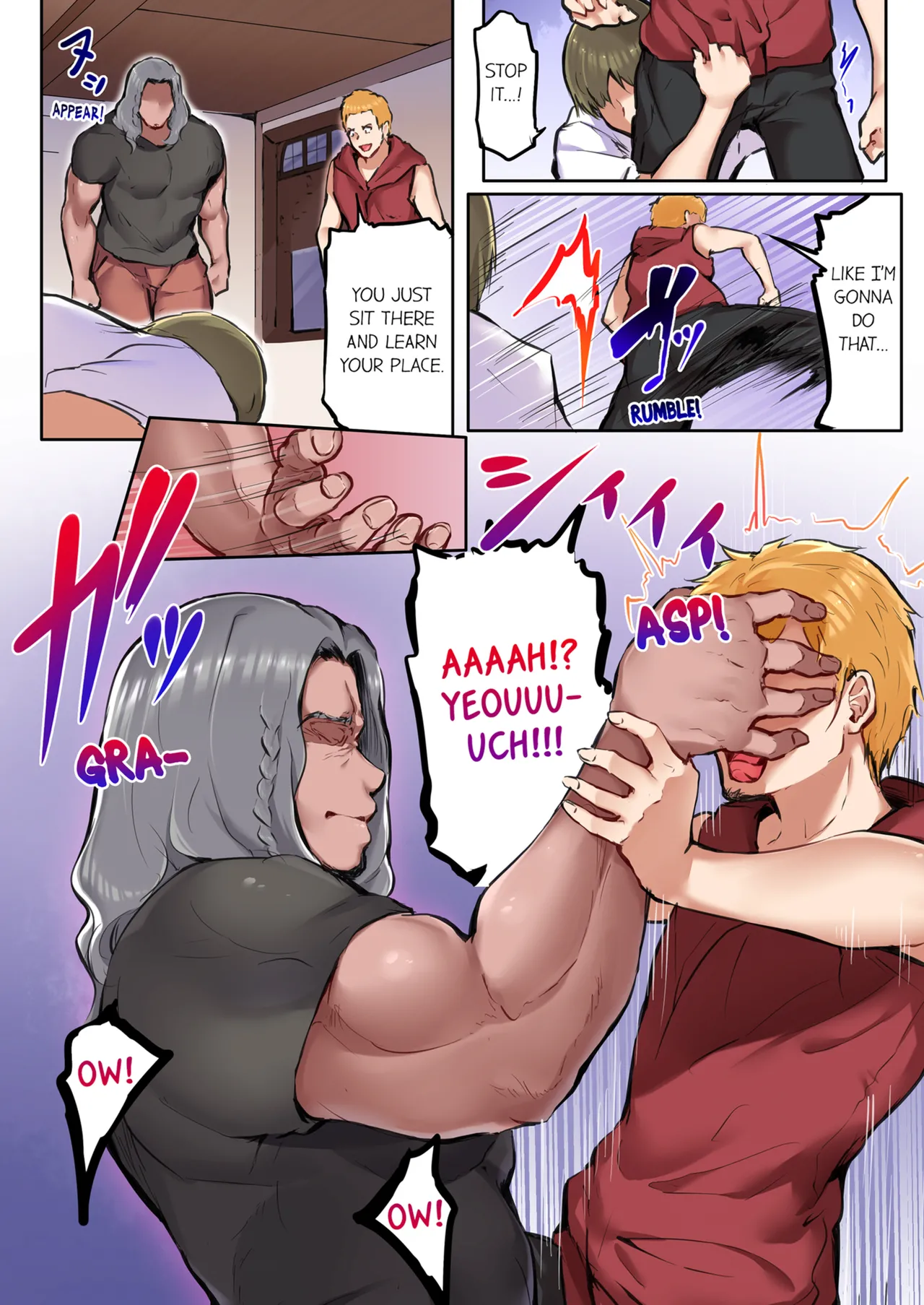 That Won't Fit...! All Night Sex with the Biggest Cock Vol.1-3 page 205 - mmf threesome group hentai manga - read online free