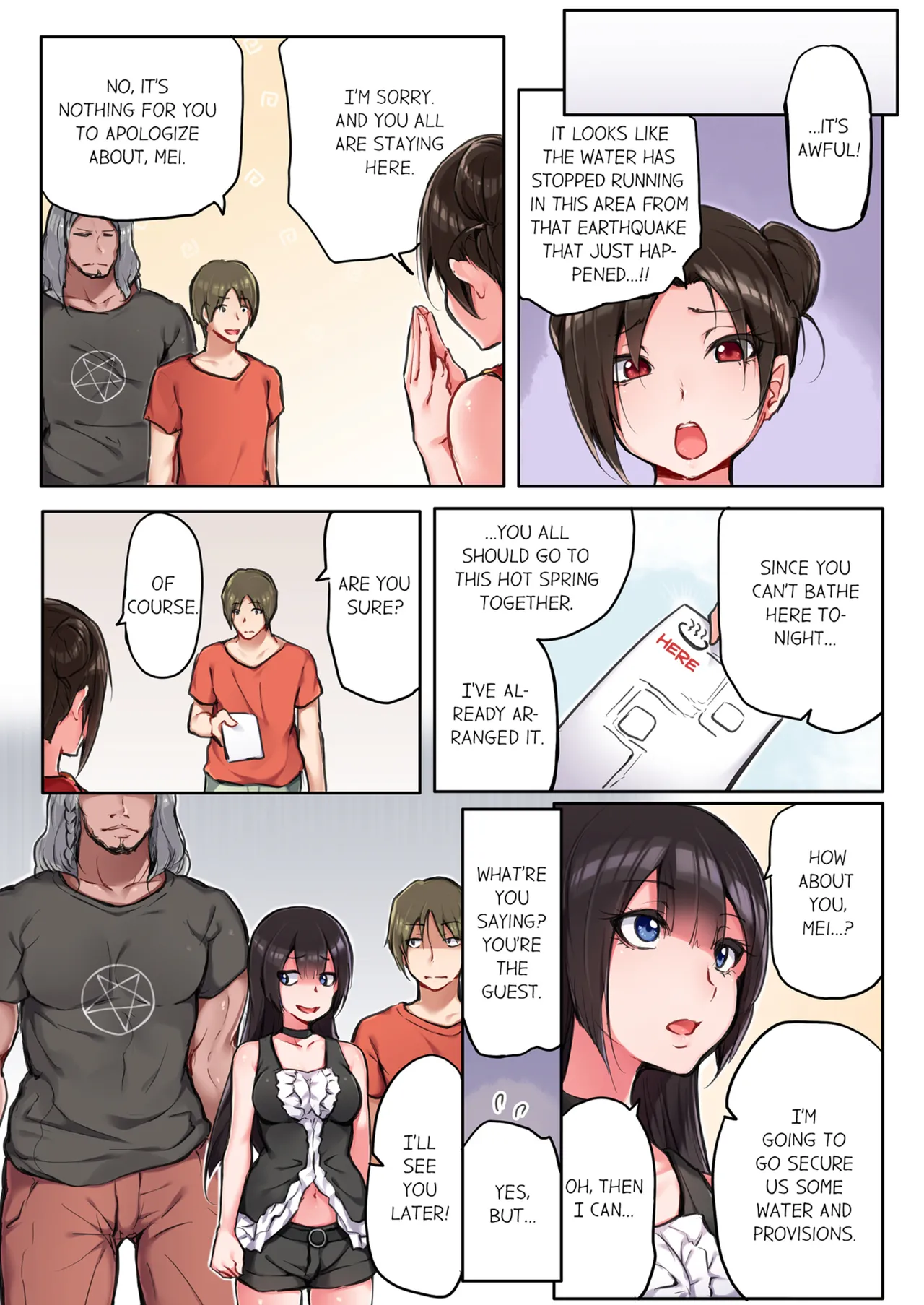 That Won't Fit...! All Night Sex with the Biggest Cock Vol.1-3 page 32 - mmf threesome group hentai manga - read online free