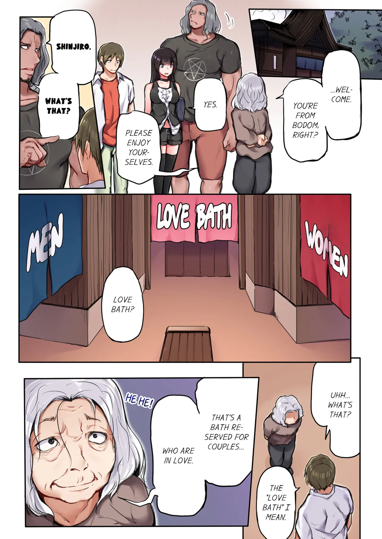 That Won't Fit...! All Night Sex with the Biggest Cock Vol.1-3 page 34 - mmf threesome group hentai manga - read online free