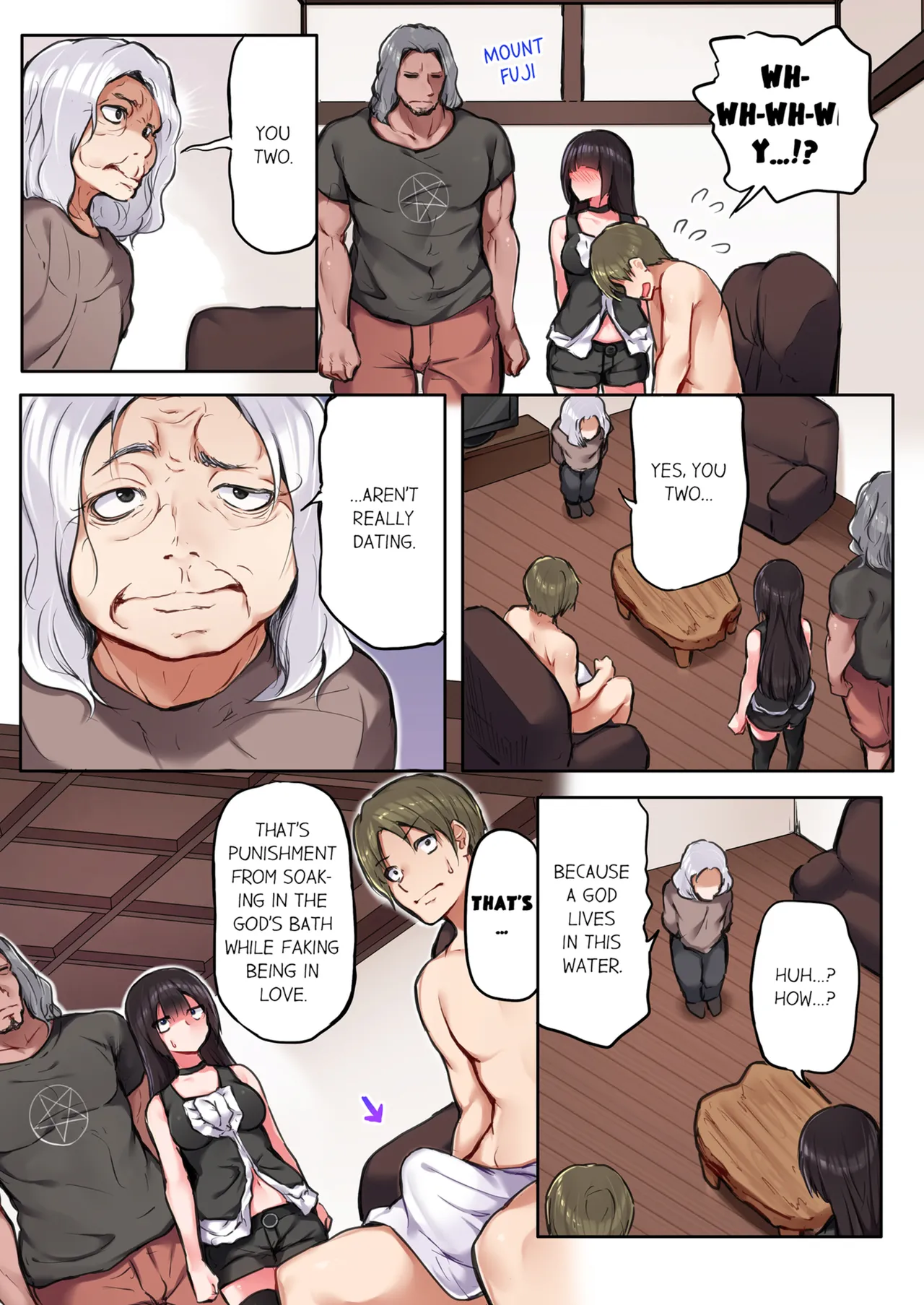 That Won't Fit...! All Night Sex with the Biggest Cock Vol.1-3 page 46 - mmf threesome group hentai manga - read online free