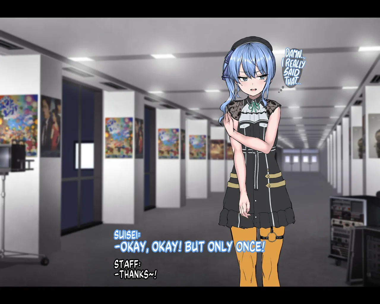 Hoshi no Ochikata | How the Star Fell page 32 featuring hoshimachi suisei hololive parody - nakadashi gloves hentai manga - read online free