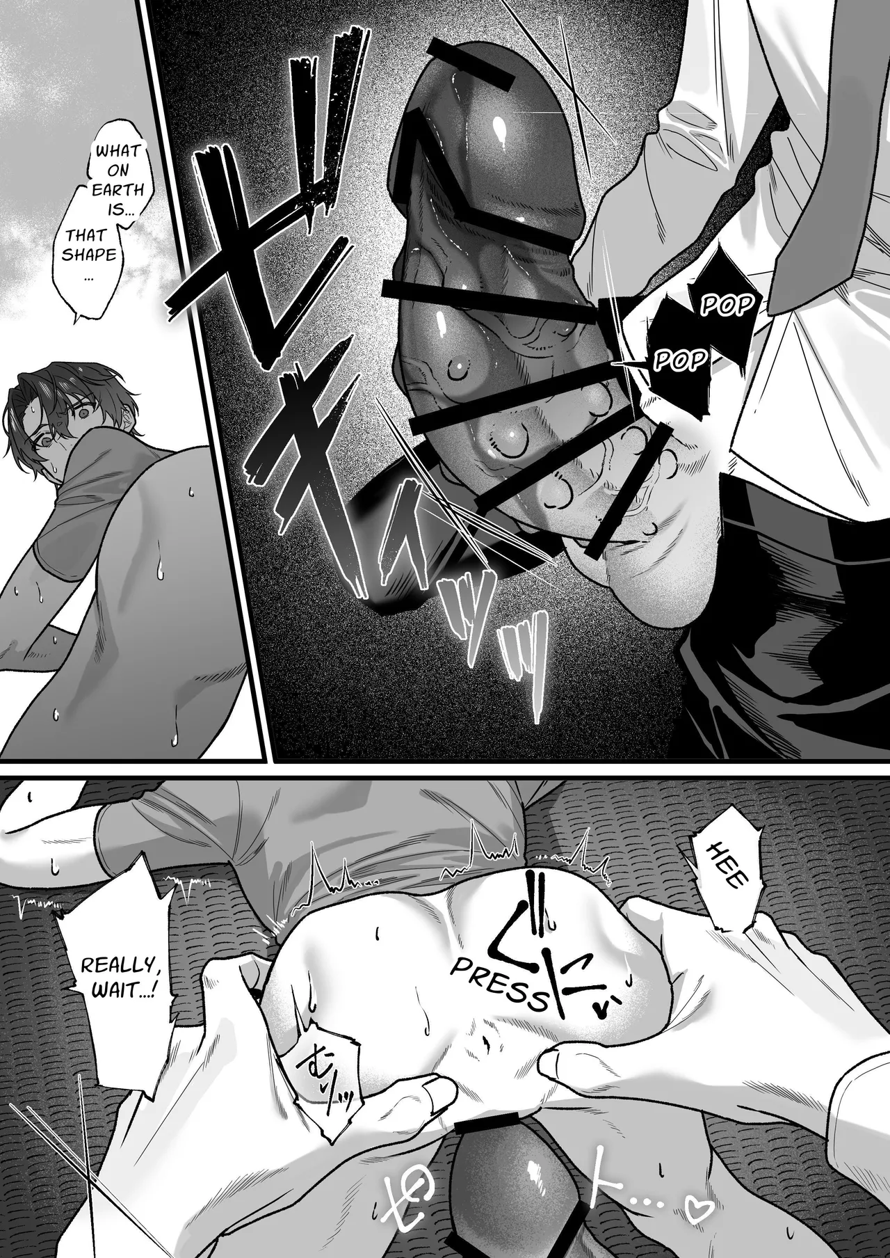 Hasshaku-sama Forcibly Inseminates Cuntboy - Page 34