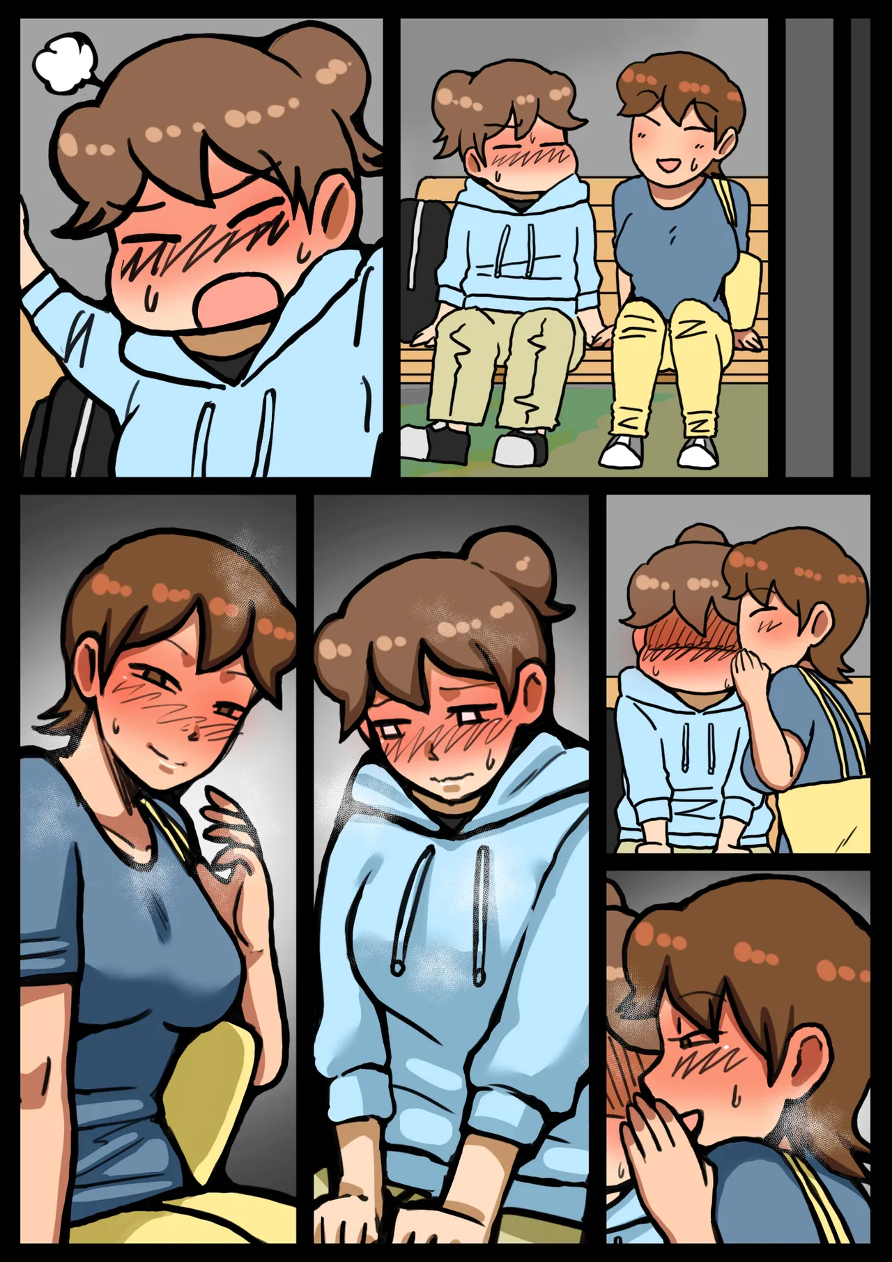 Netorare o Shitta Rio ga Koukishin de Jibun no Kareshi o Yuujin to Yarasete Koufun suru Hanashi page 14 atashinchi parody - sole male nakadashi hentai manga - read online free