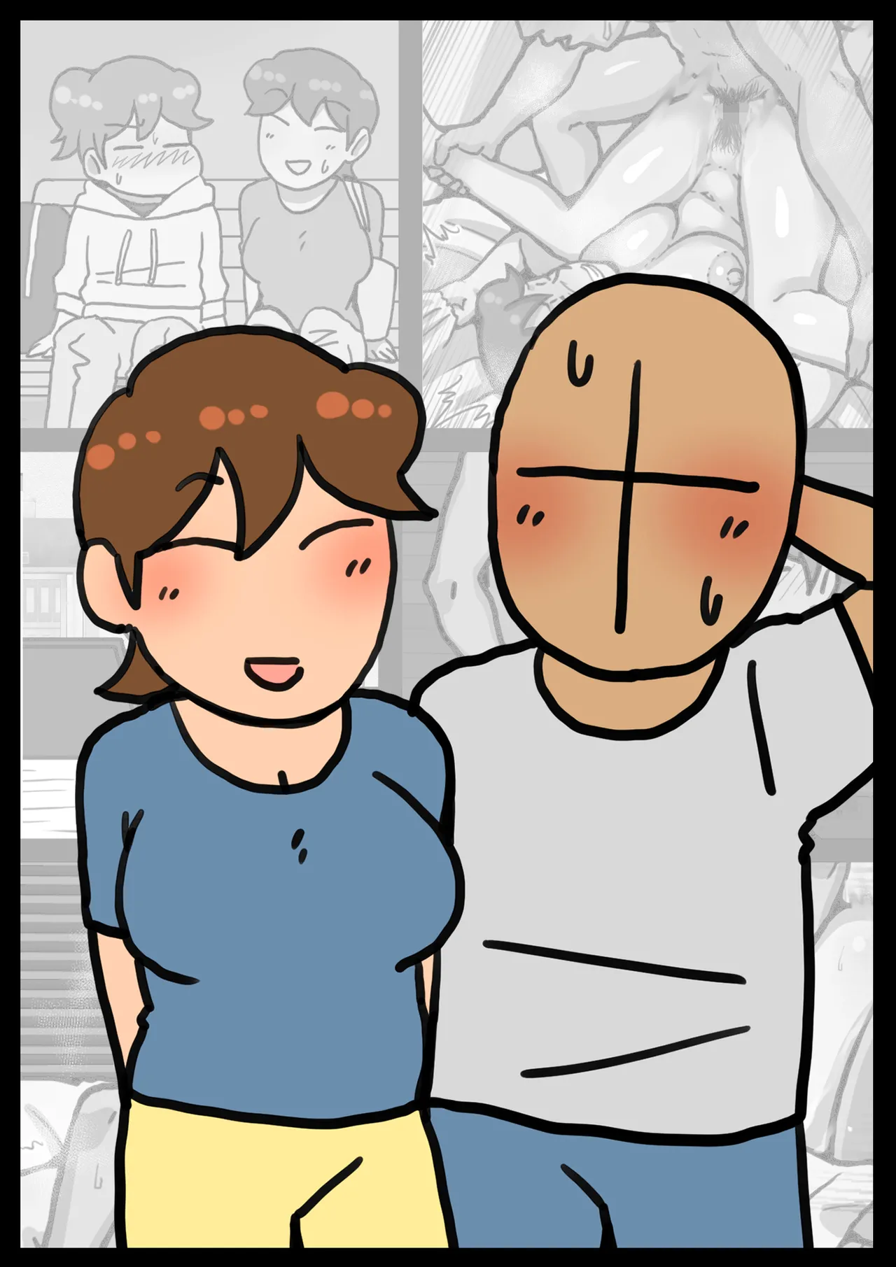 Netorare o Shitta Rio ga Koukishin de Jibun no Kareshi o Yuujin to Yarasete Koufun suru Hanashi page 26 atashinchi parody - big breasts group hentai manga - read online free