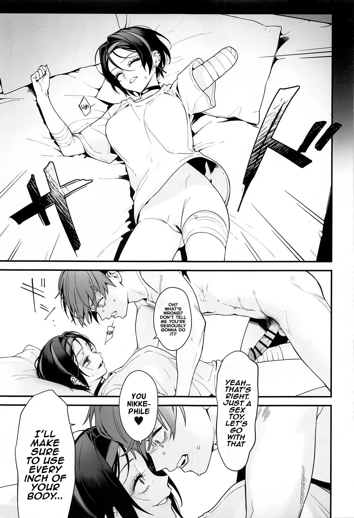 Self abuse page 18 featuring shikikan goddess of victory nikke parody - sole female sole male hentai manga - read online free