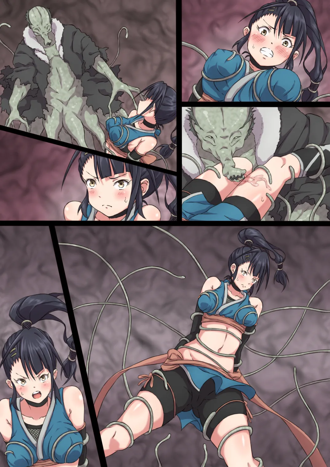 Kunoichi Ayame's Defeat page 60 - kunoichi monster hentai manga - read online free