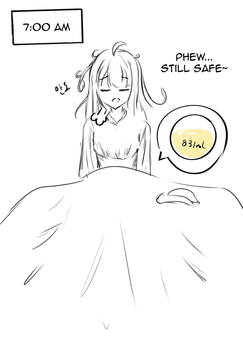 A girl who is going to hold her pee for 24 hours - Page 10