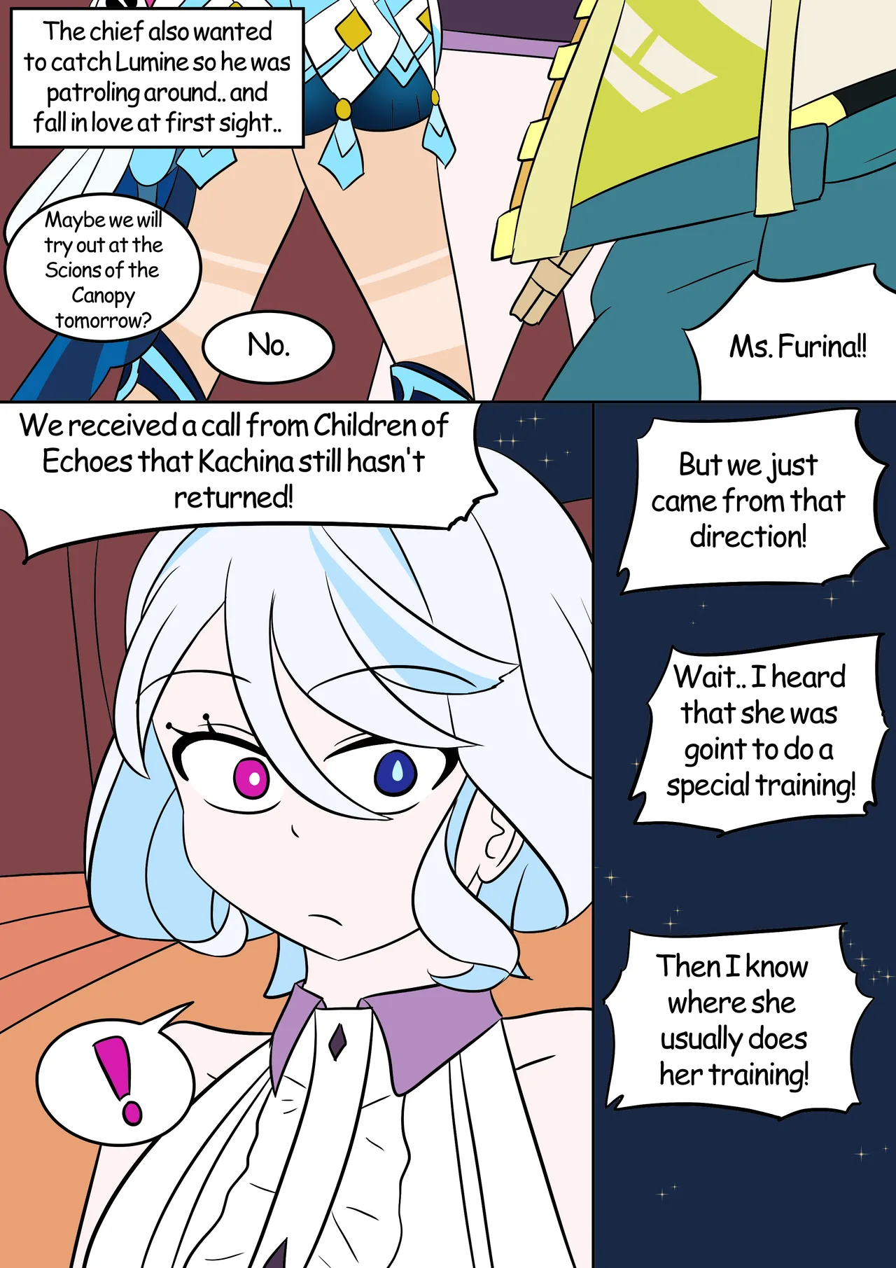 Into the Abyss page 21 featuring lumine genshin impact parody - futanari body swap hentai manga - read online free