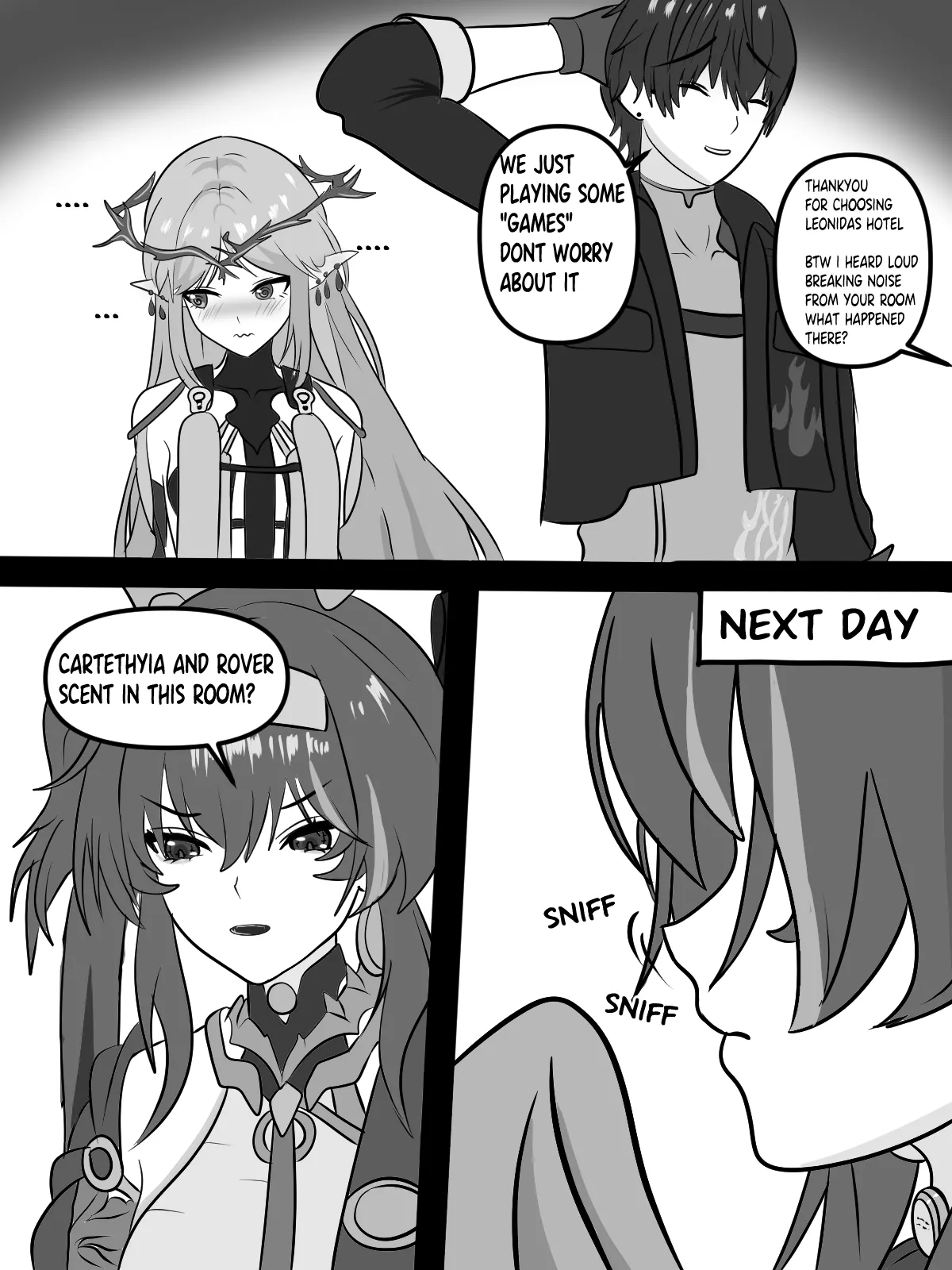 Naughty Maiden Cartethyia page 14 featuring fleurdelys wuthering waves parody - sole female sole male hentai manga - read online free