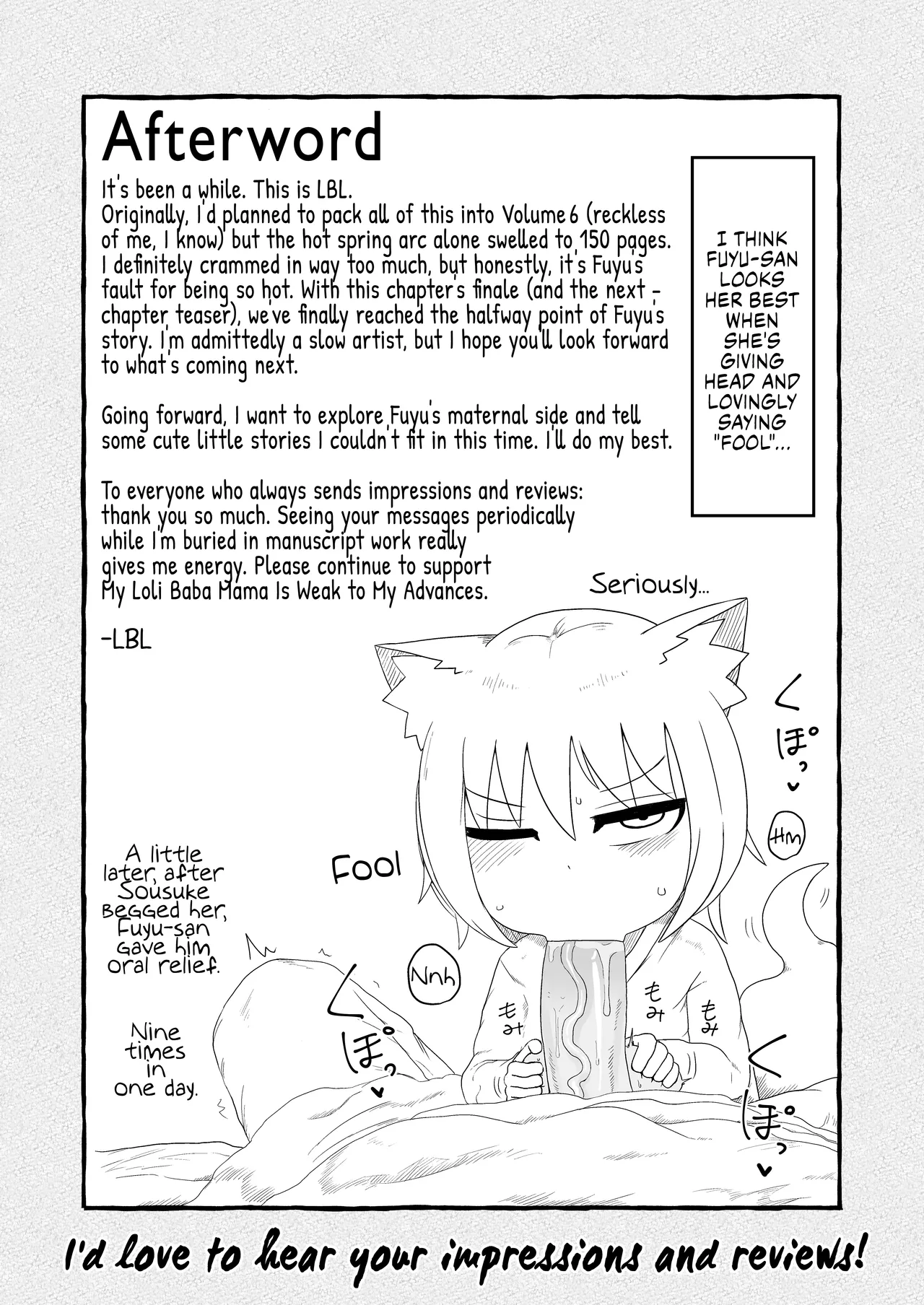Page 57 of [LBL] Loli Baba Okaa-san wa Oshi ni Yowai 7 | My Loli Baba Mama is Weak to my Advances 7 [English] [Decensored] {Chrysanthemum}