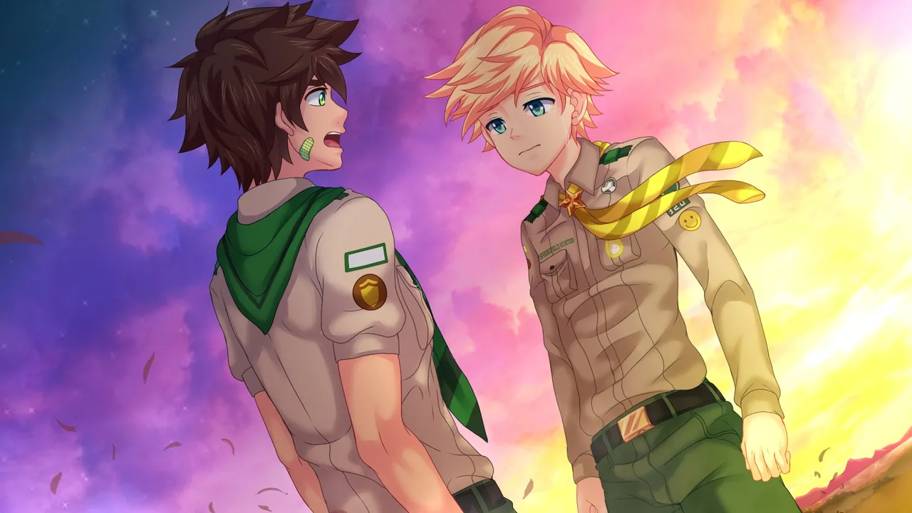 Camp Buddy hunter CGs page 143 featuring keitaro nagame camp buddy parody - uncensored muscle hentai manga - read online free