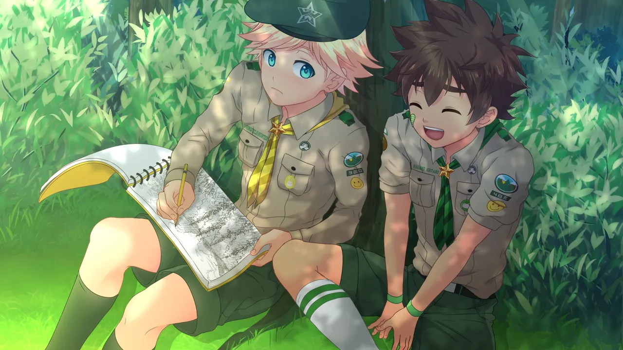 Camp Buddy hunter CGs page 22 featuring keitaro nagame camp buddy parody - uncensored anal hentai manga - read online free