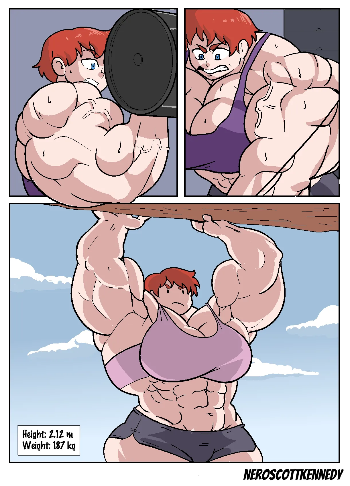 Passionate Growth page 32 - muscle western non-h hentai manga - read online free